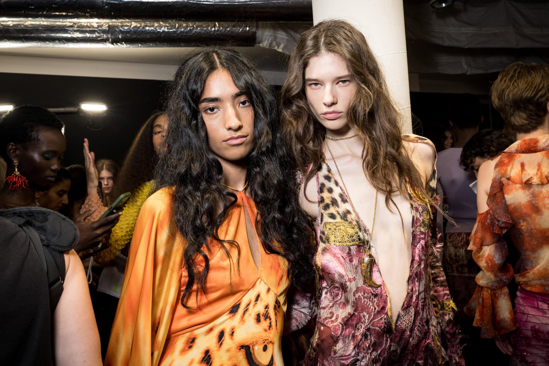 Roberto Cavalli Spring 2027 Fashion Show Backstage