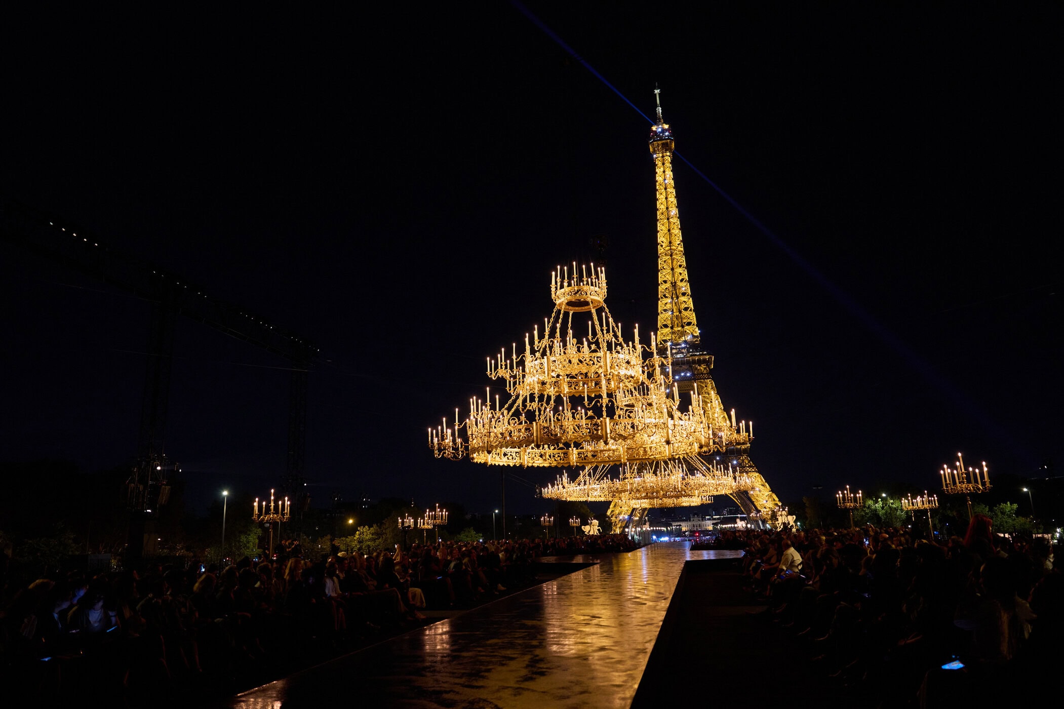 Saint Laurent Spring 2027 Fashion Show Atmosphere