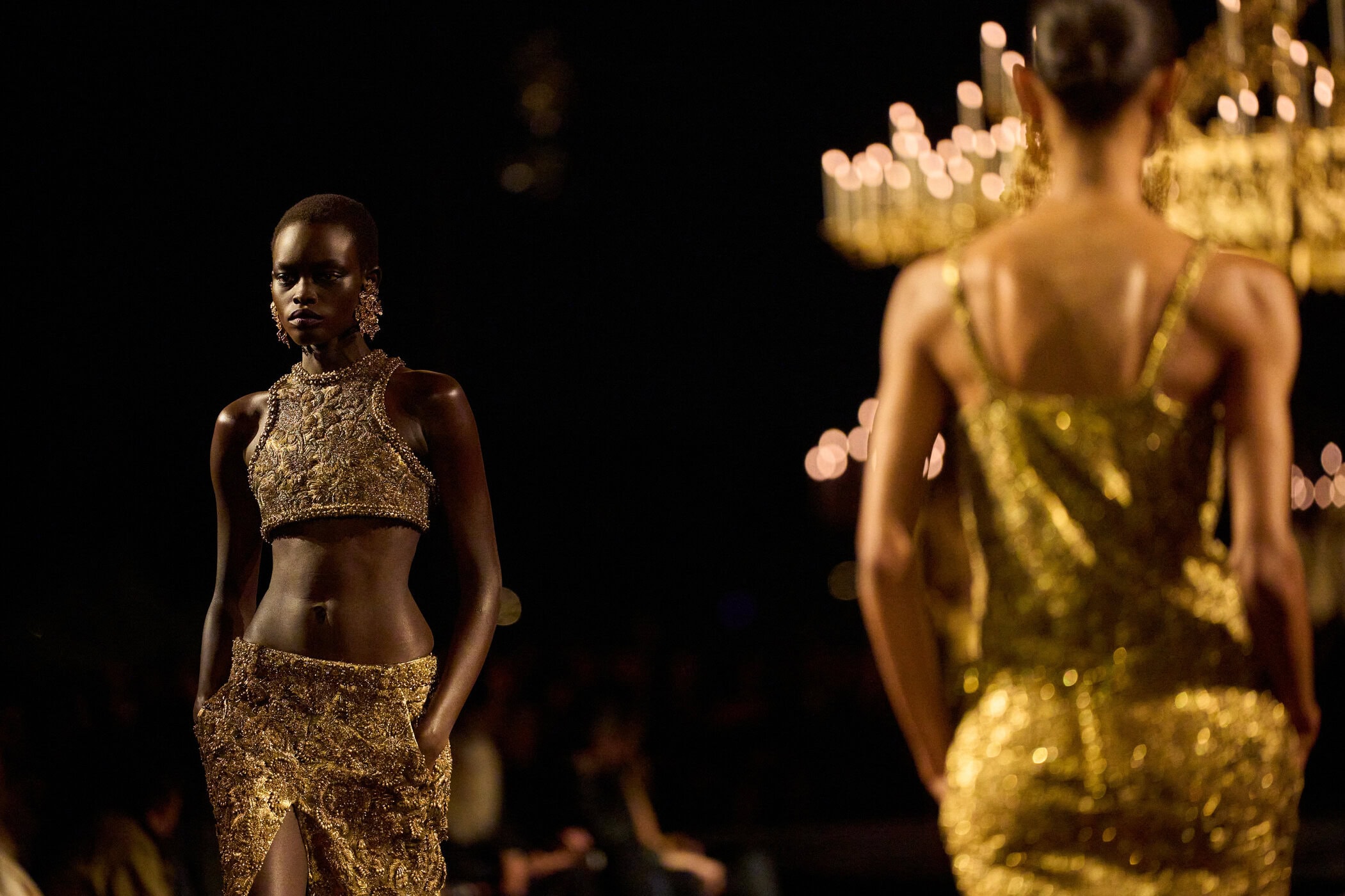 Saint Laurent Spring 2027 Fashion Show Atmosphere