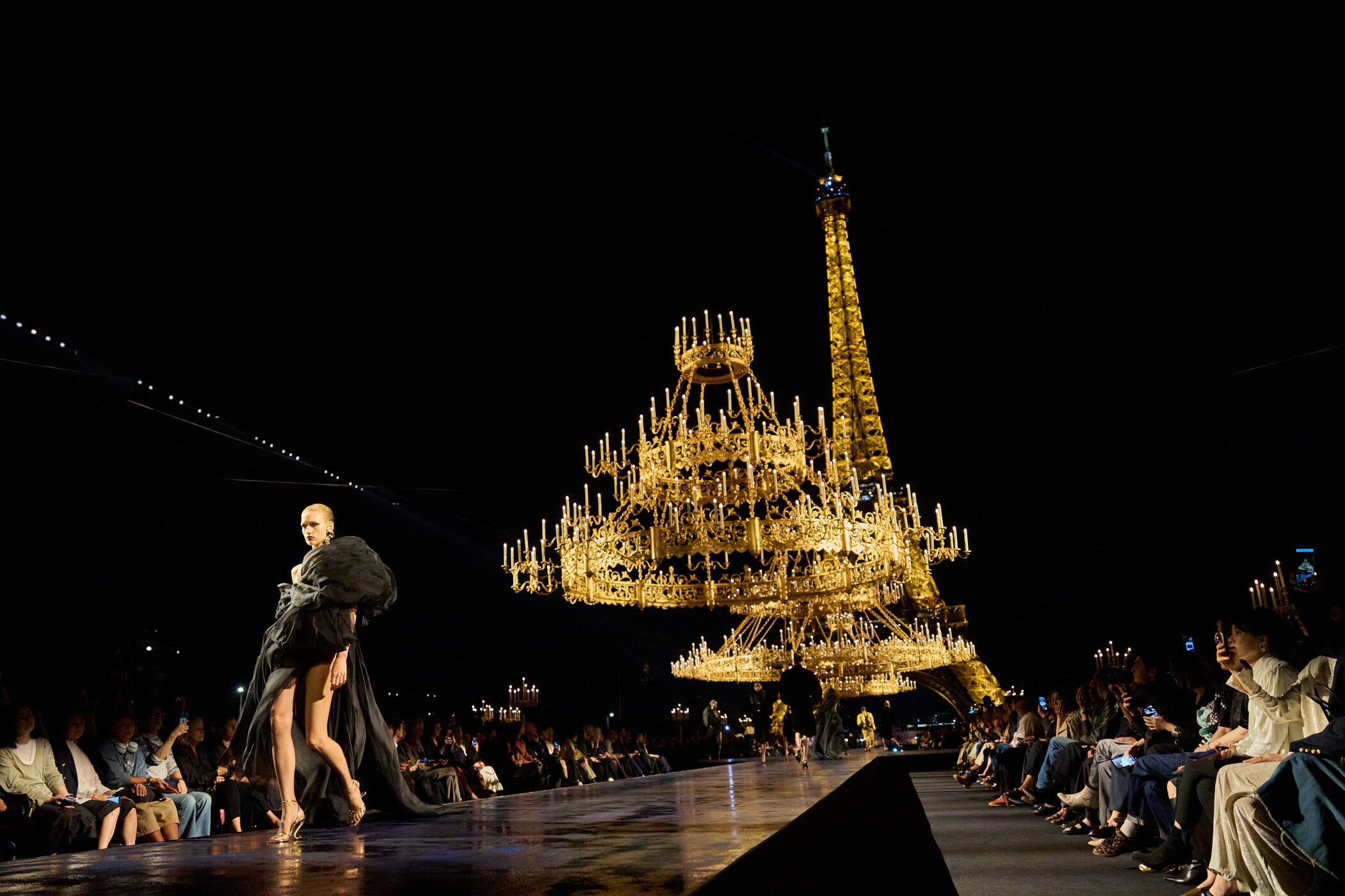 Saint Laurent Spring 2027 Fashion Show Atmosphere