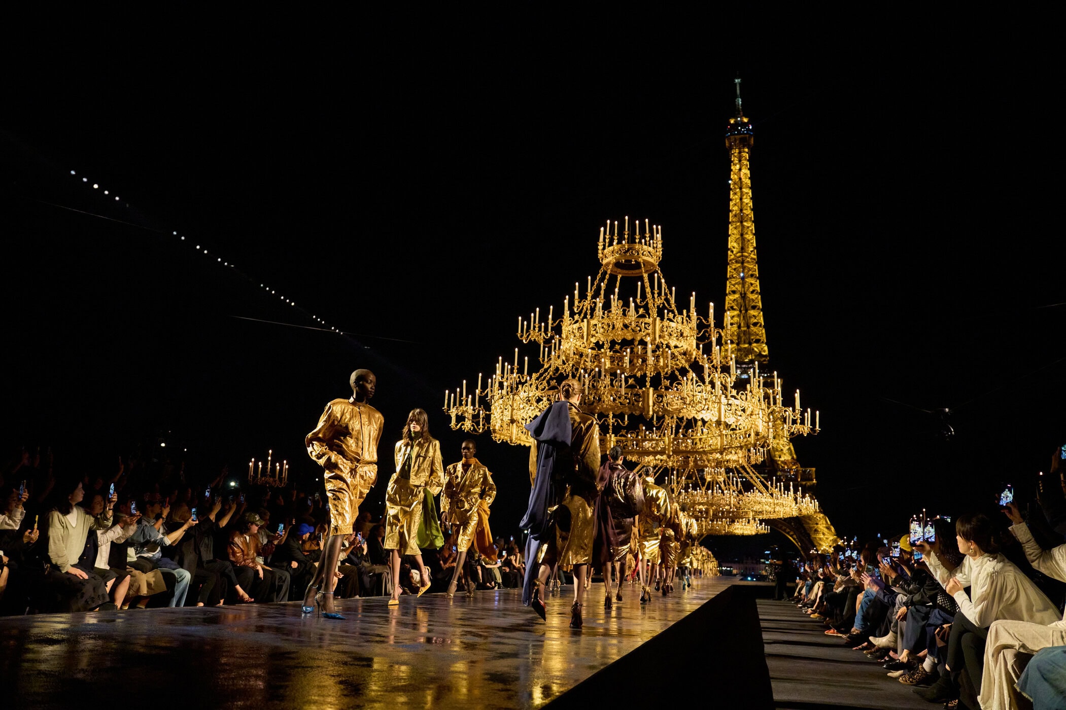 Saint Laurent Spring 2027 Fashion Show Atmosphere