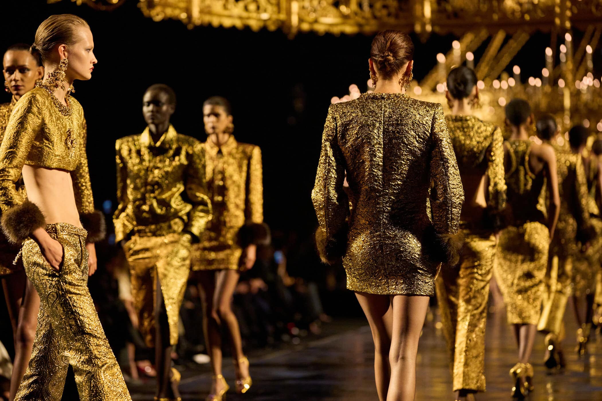 Saint Laurent Spring 2027 Fashion Show Atmosphere