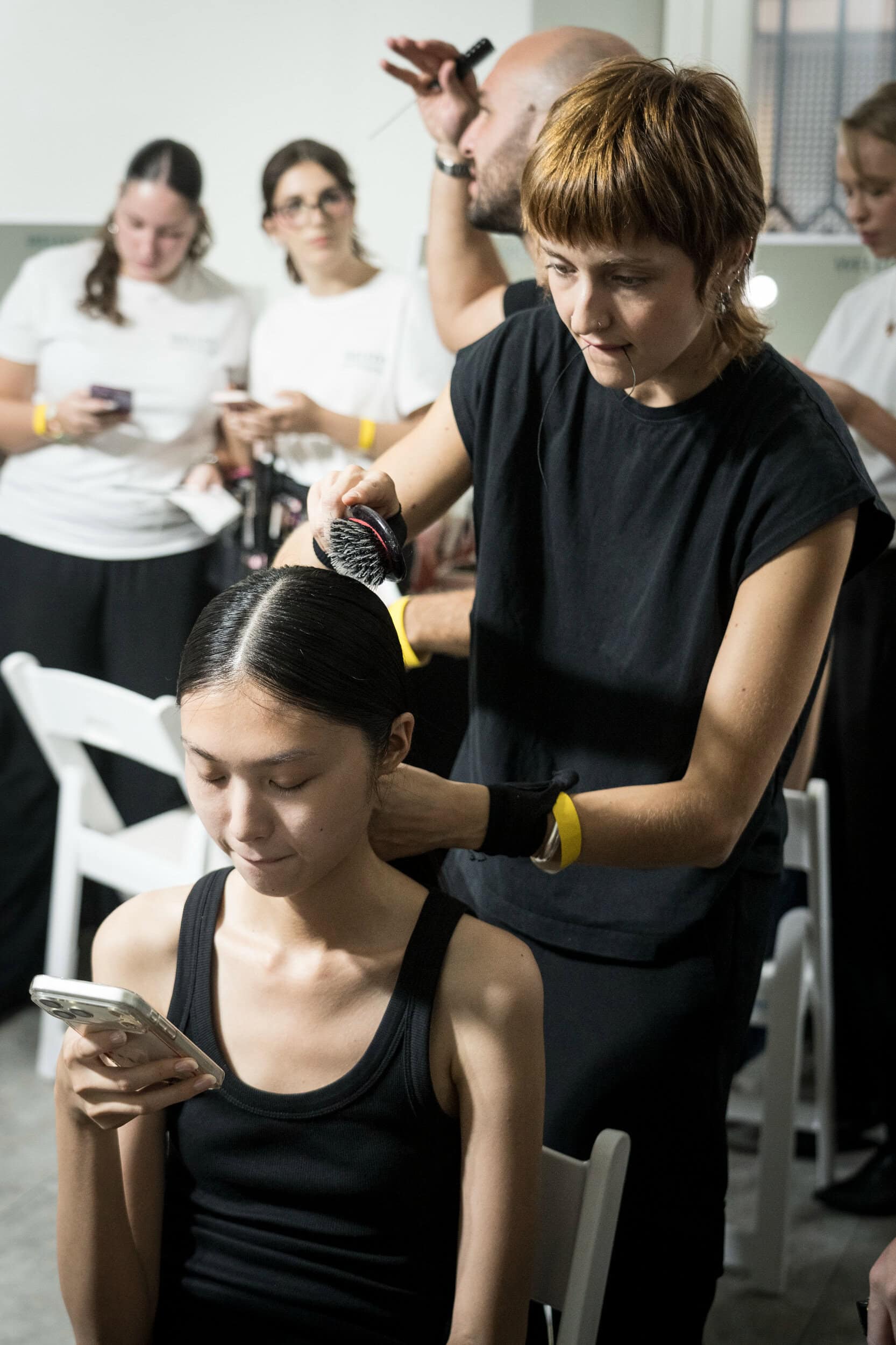 J Salinas Spring 2027 Fashion Show Backstage