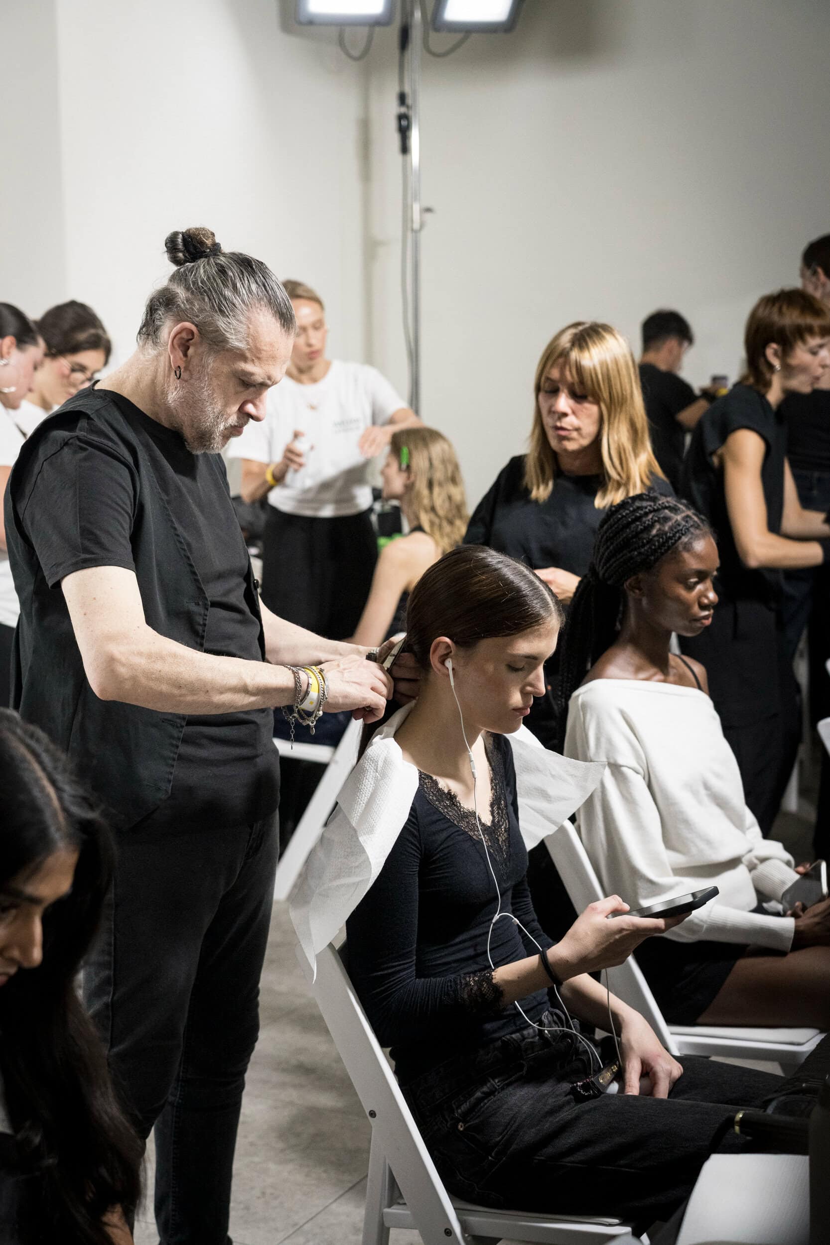 J Salinas Spring 2027 Fashion Show Backstage
