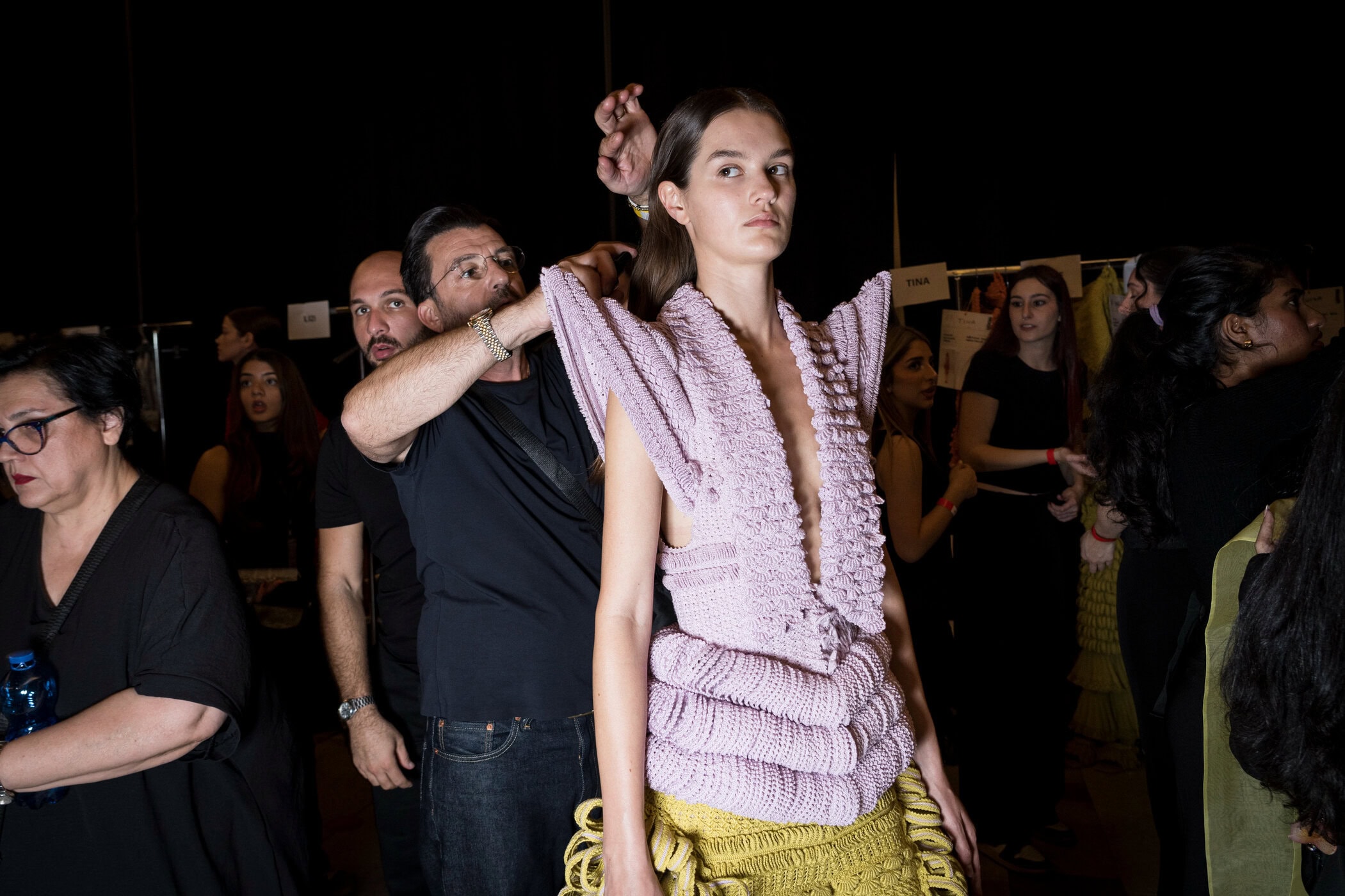 J Salinas Spring 2027 Fashion Show Backstage