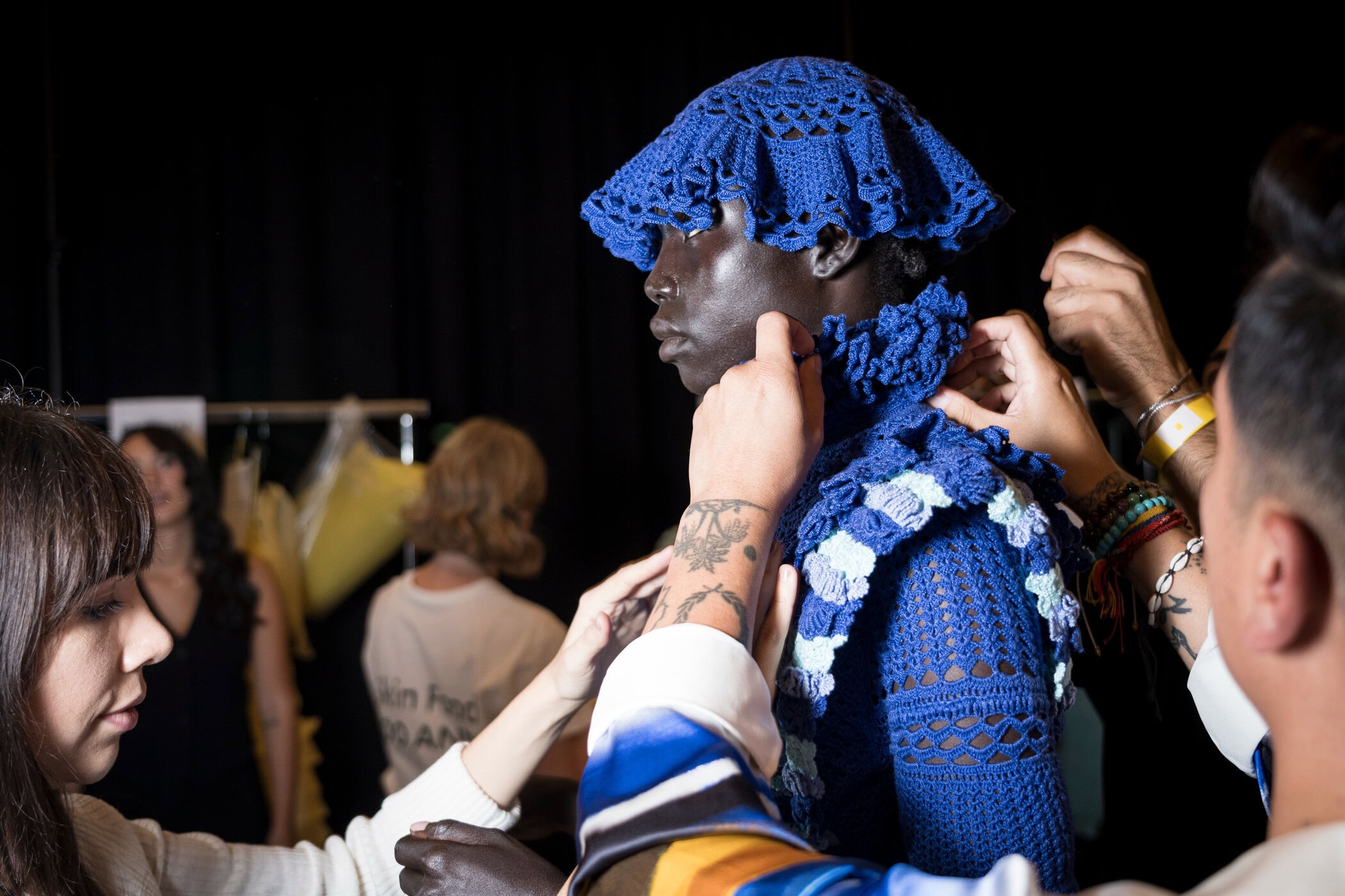 J Salinas Spring 2027 Fashion Show Backstage
