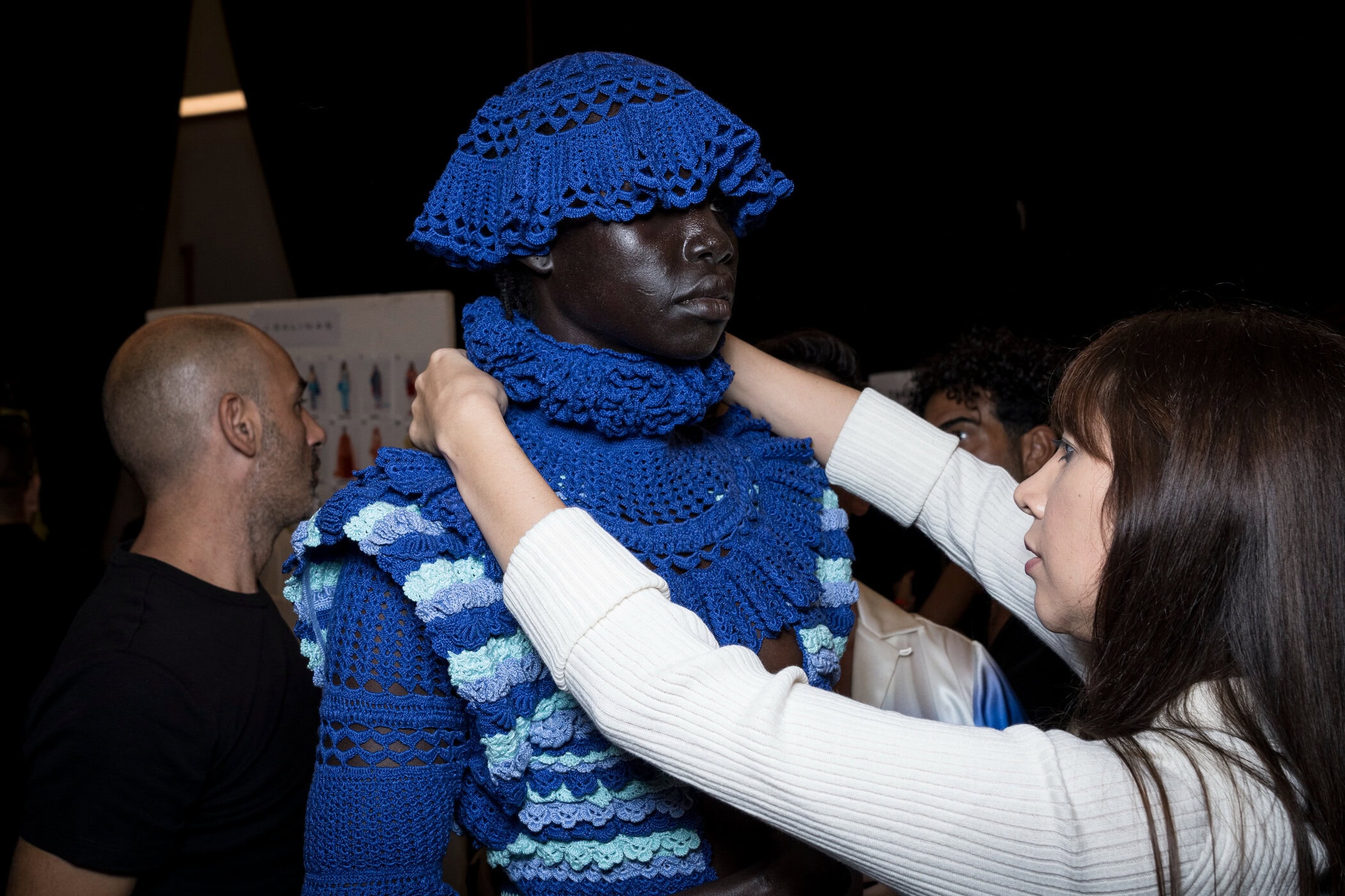 J Salinas Spring 2027 Fashion Show Backstage