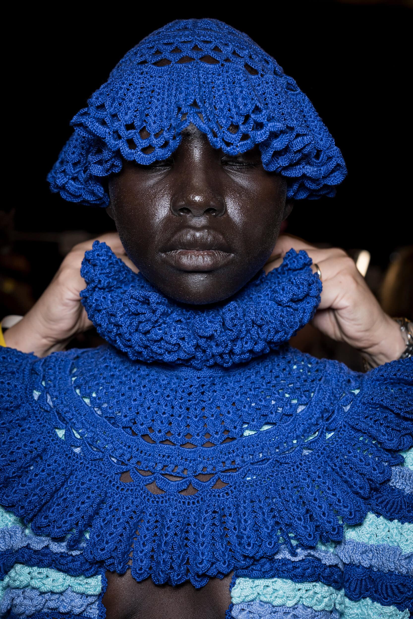 J Salinas Spring 2027 Fashion Show Backstage