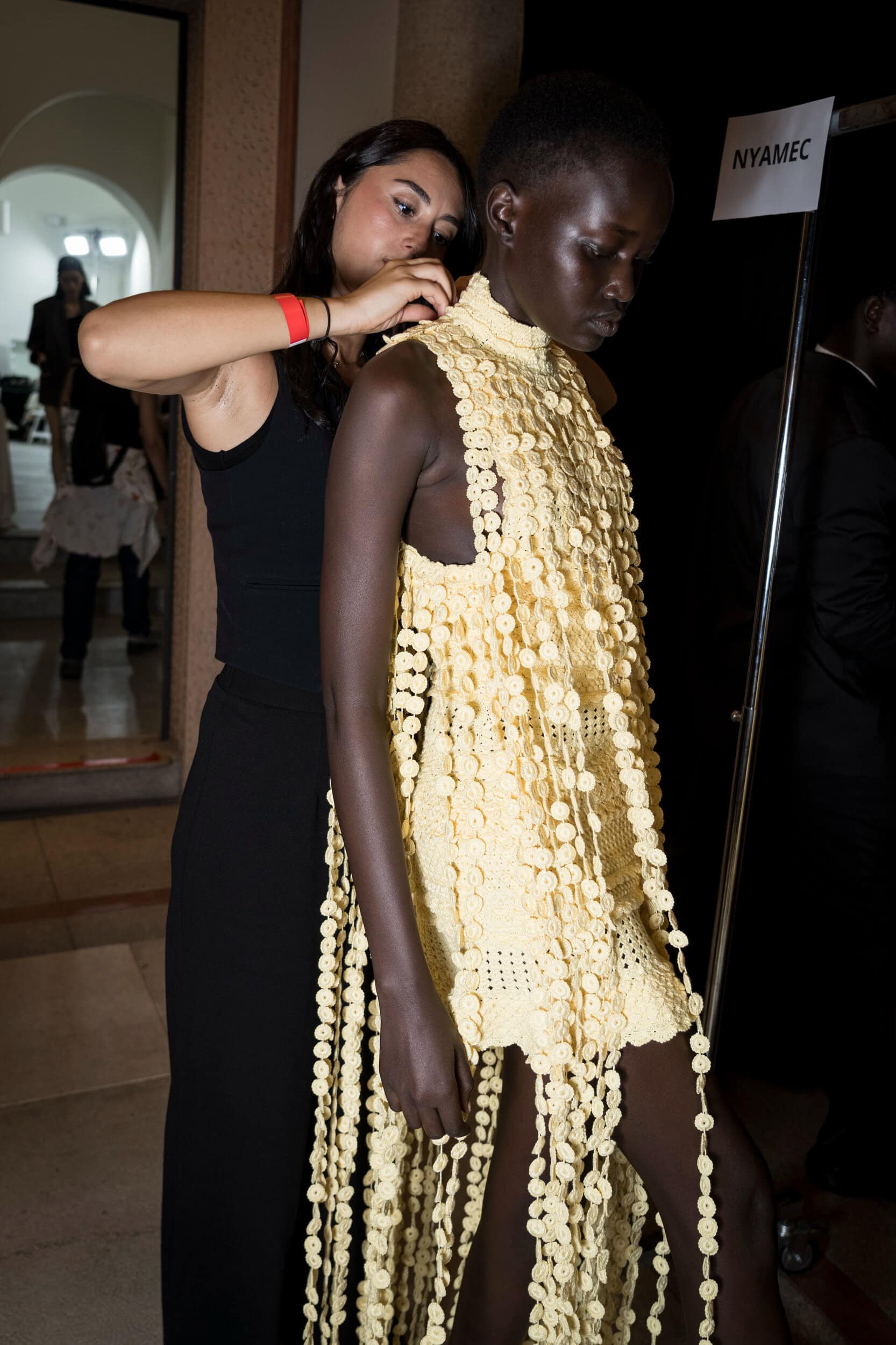 J Salinas Spring 2027 Fashion Show Backstage