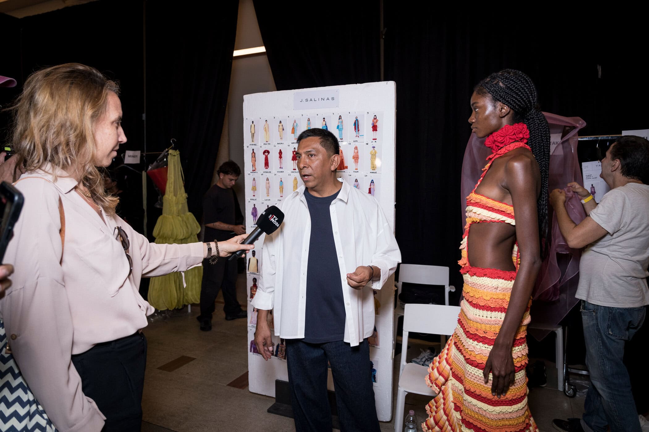 J Salinas Spring 2027 Fashion Show Backstage