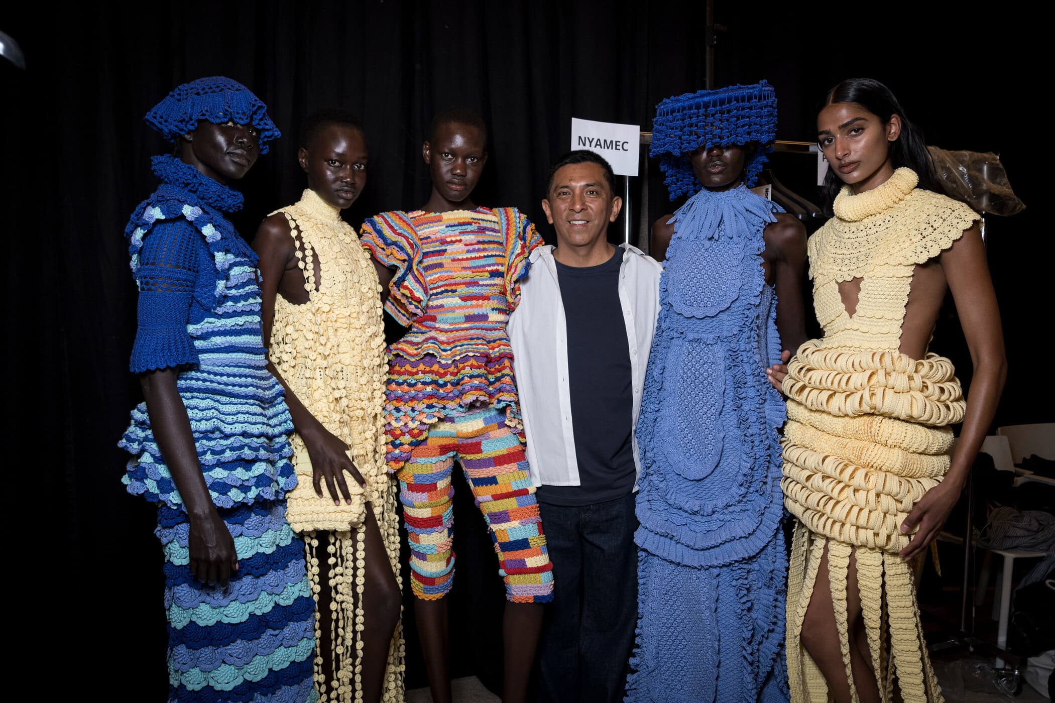 J Salinas Spring 2027 Fashion Show Backstage