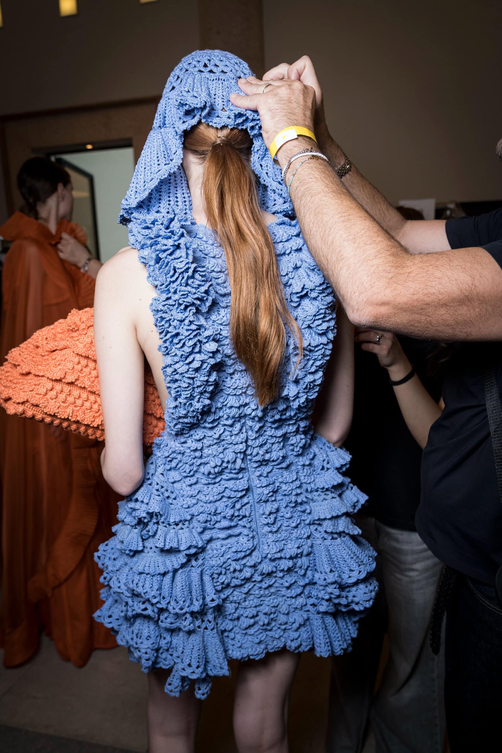 J Salinas Spring 2027 Fashion Show Backstage