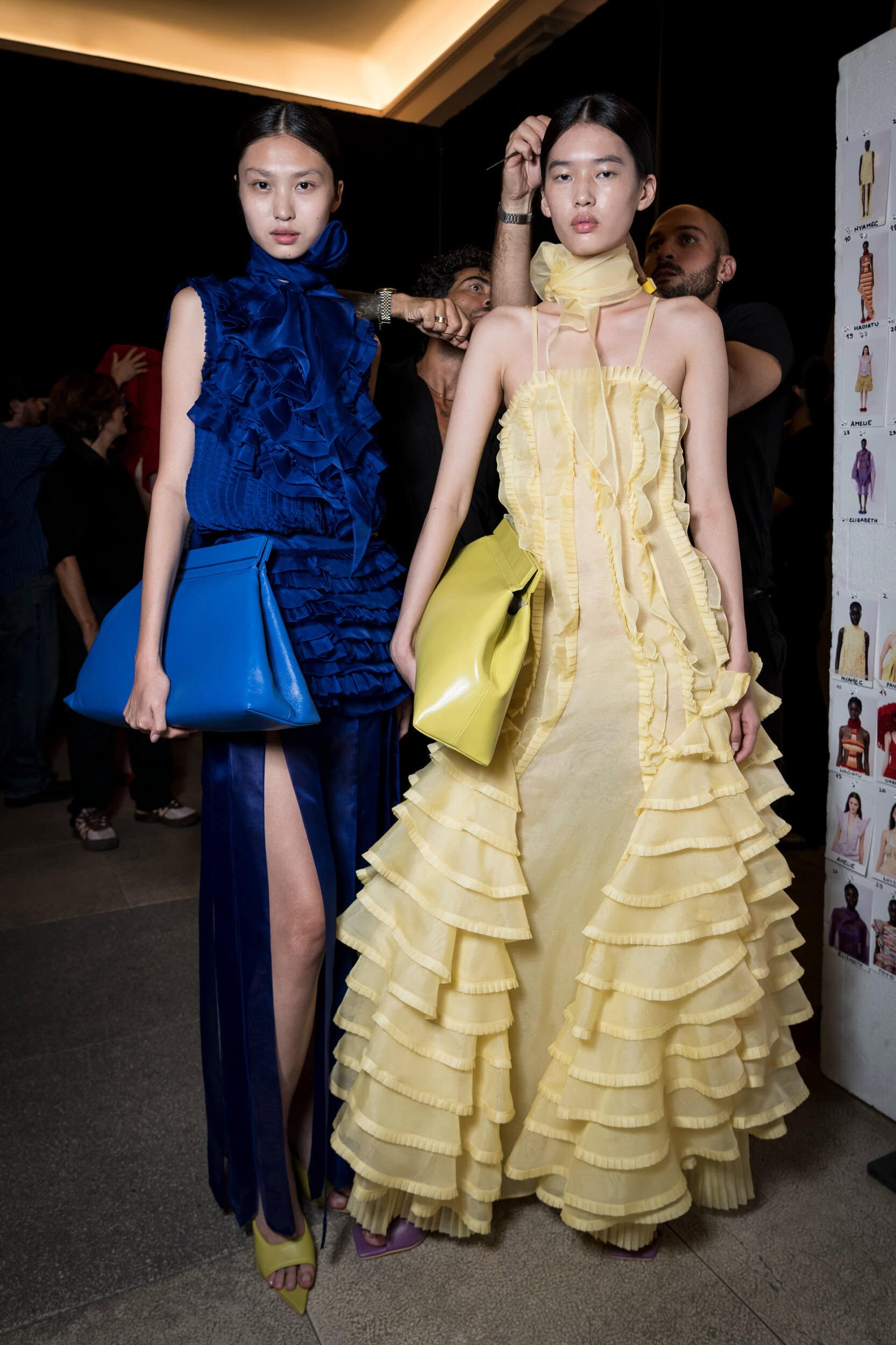 J Salinas Spring 2027 Fashion Show Backstage