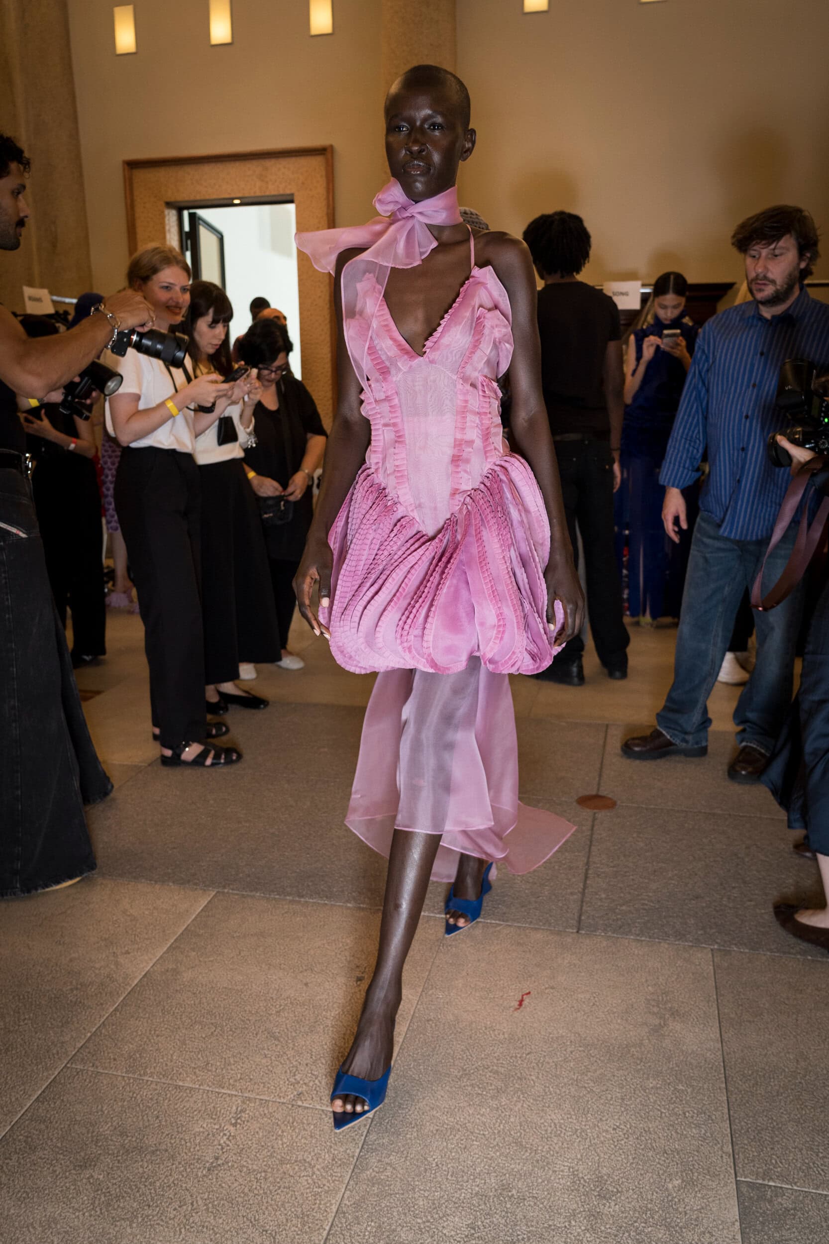 J Salinas Spring 2027 Fashion Show Backstage