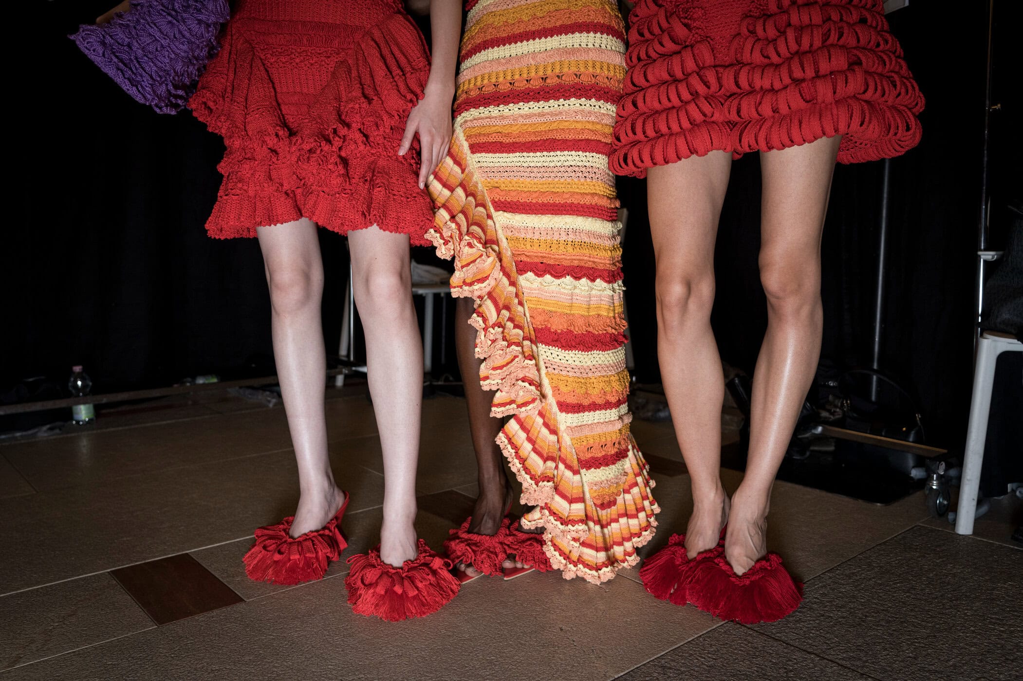 J Salinas Spring 2027 Fashion Show Backstage