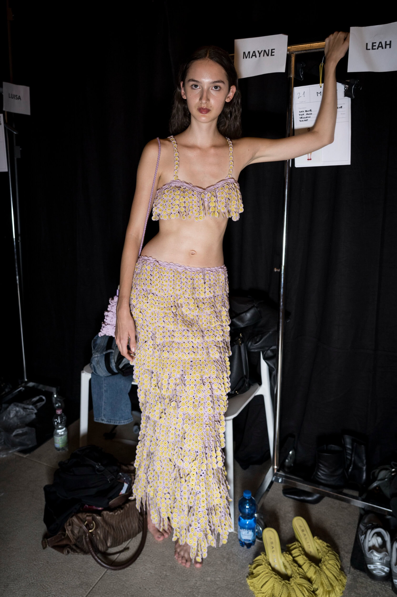 J Salinas Spring 2027 Fashion Show Backstage