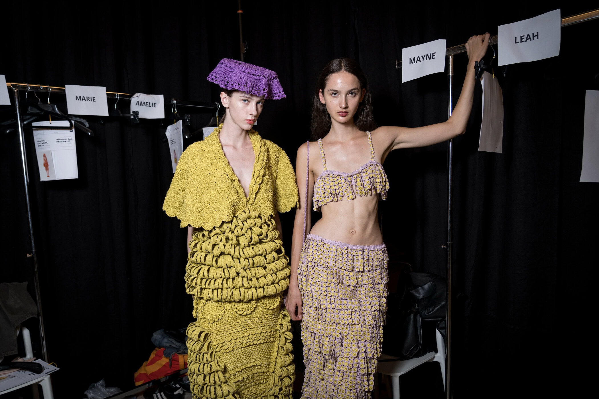 J Salinas Spring 2027 Fashion Show Backstage