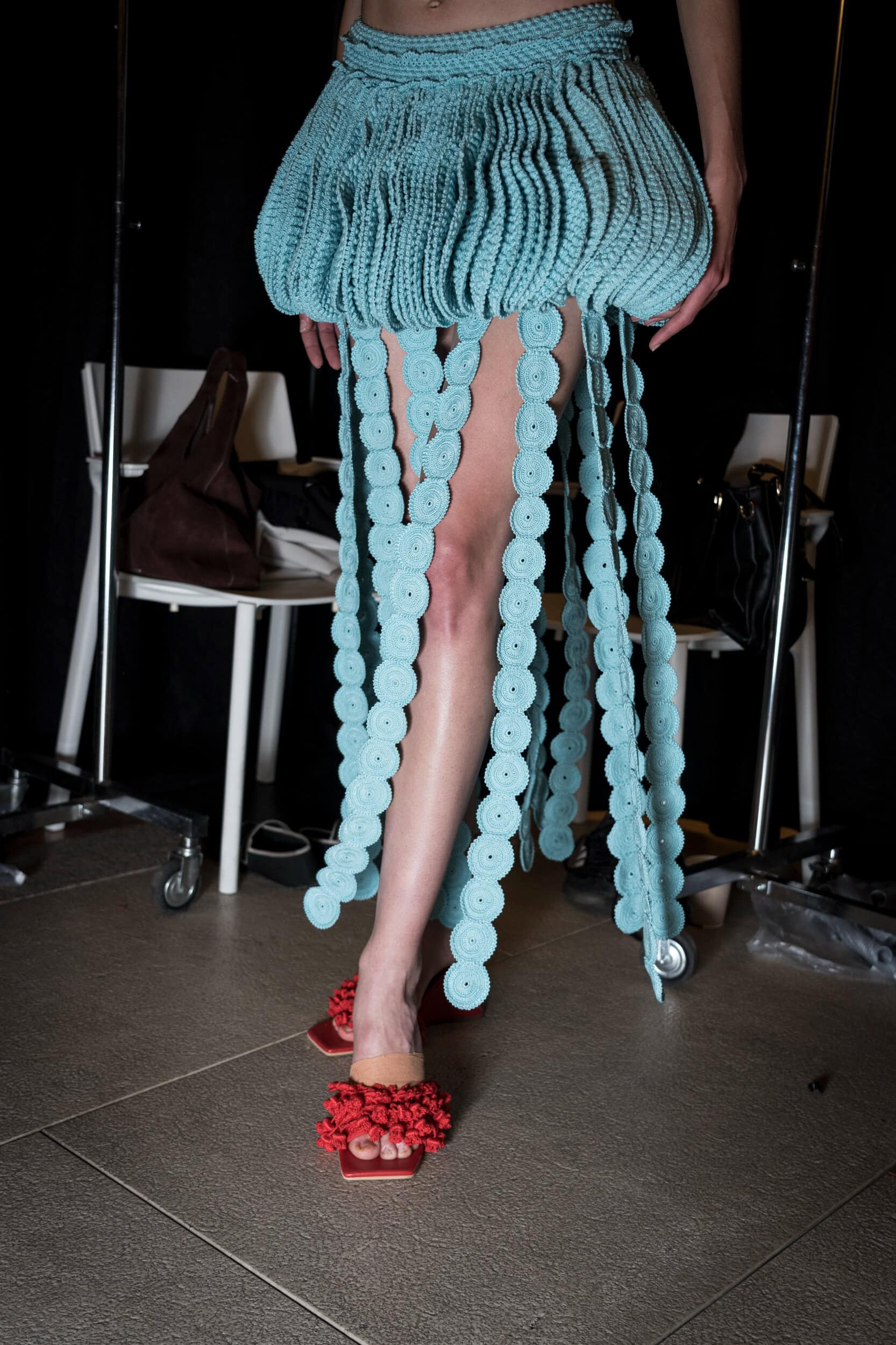 J Salinas Spring 2027 Fashion Show Backstage