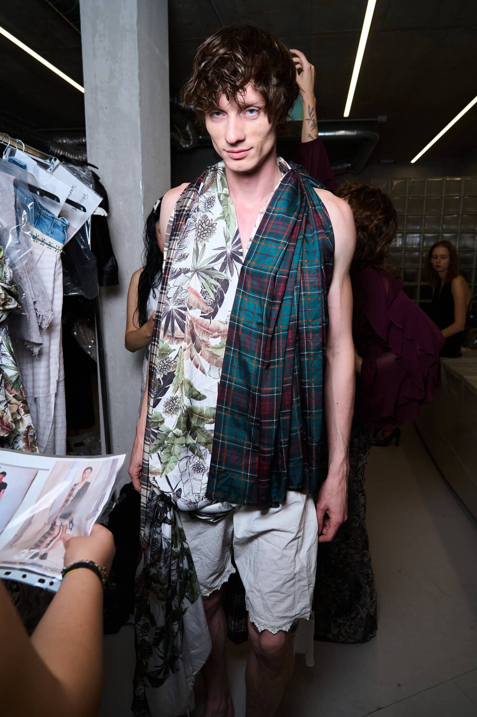 Simon Cracker Spring 2027 Fashion Show Backstage