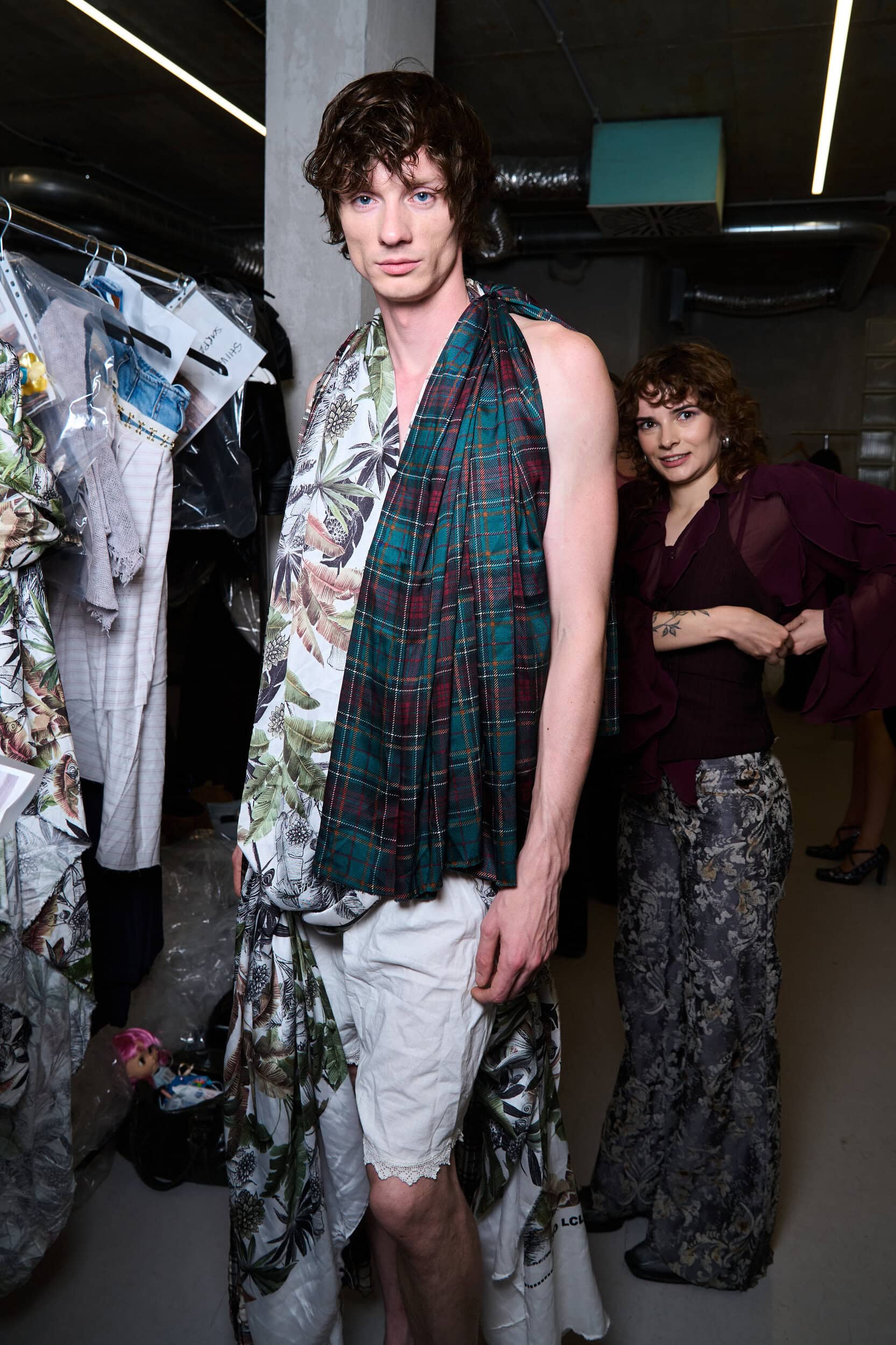 Simon Cracker Spring 2027 Fashion Show Backstage