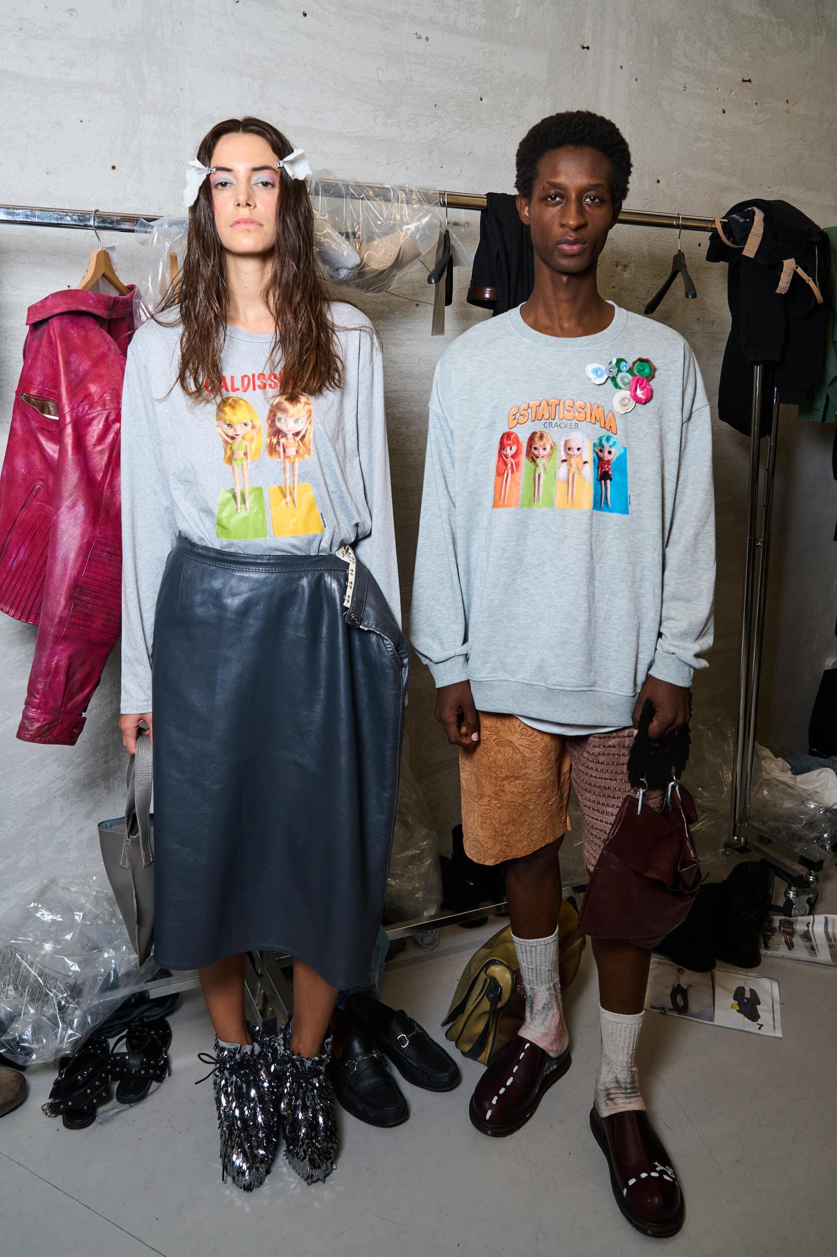 Simon Cracker Spring 2027 Fashion Show Backstage