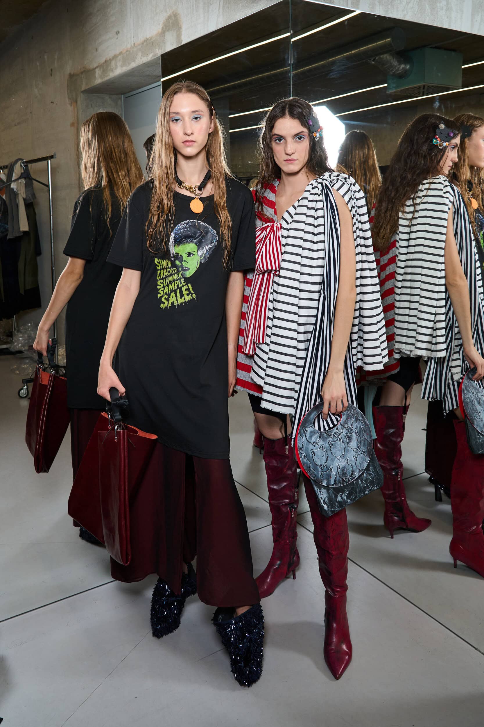 Simon Cracker Spring 2027 Fashion Show Backstage