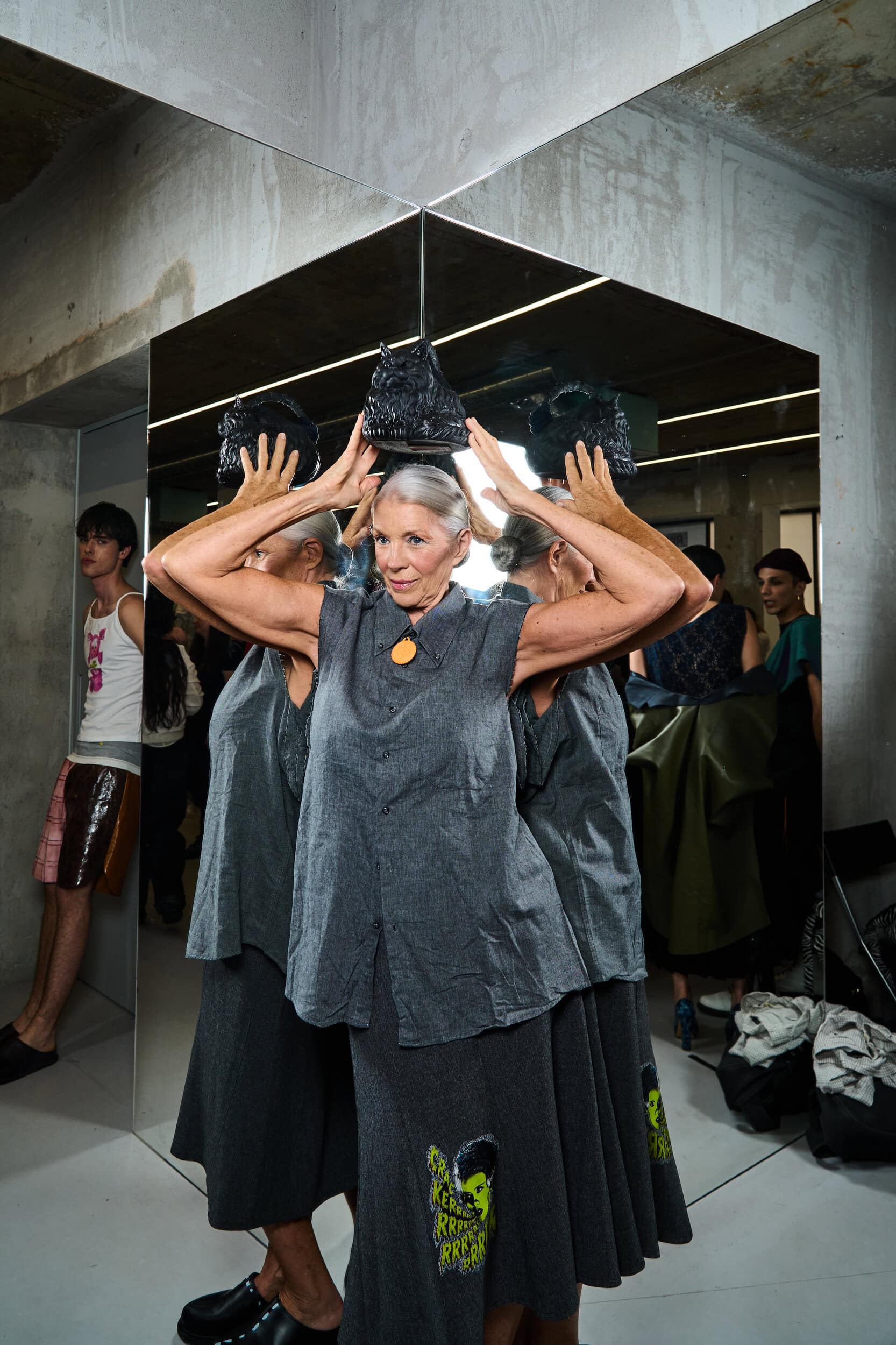 Simon Cracker Spring 2027 Fashion Show Backstage