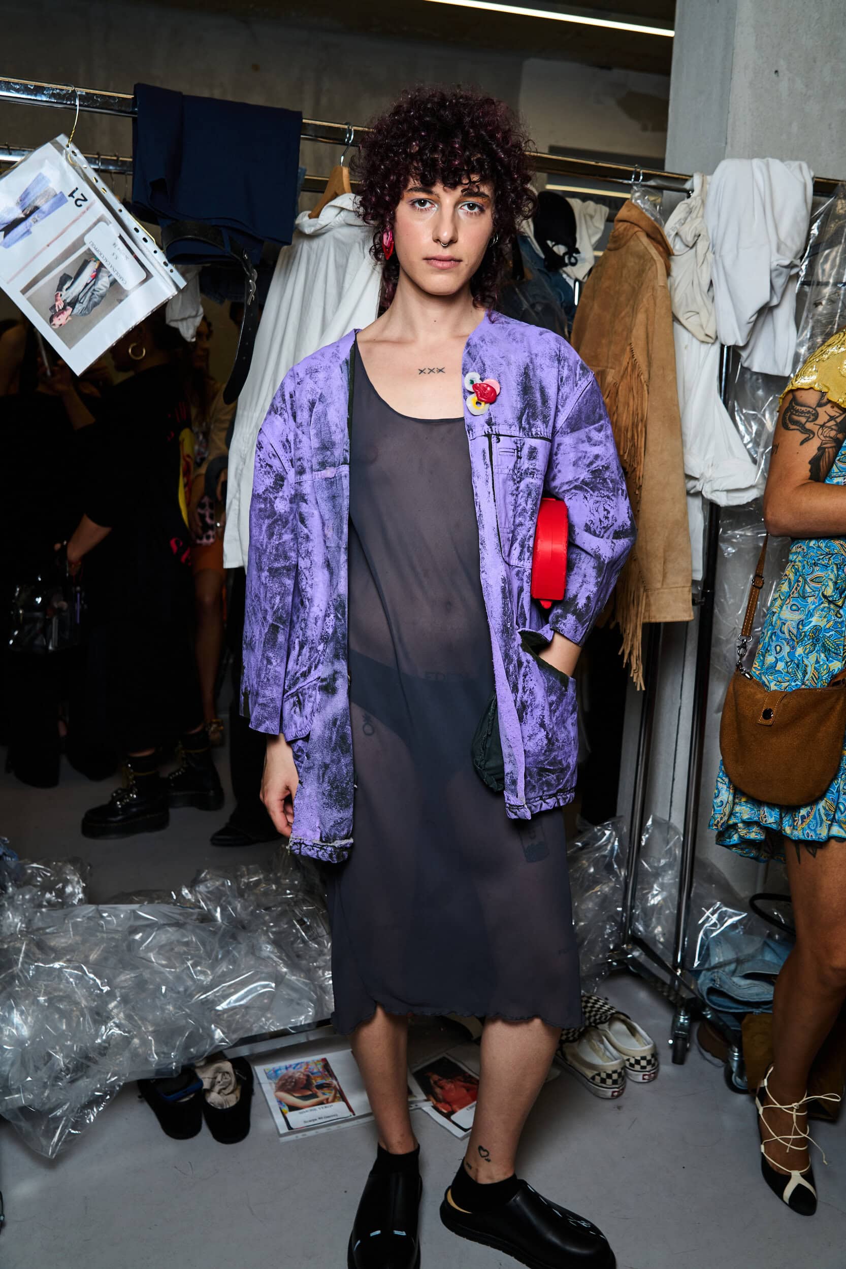 Simon Cracker Spring 2027 Fashion Show Backstage