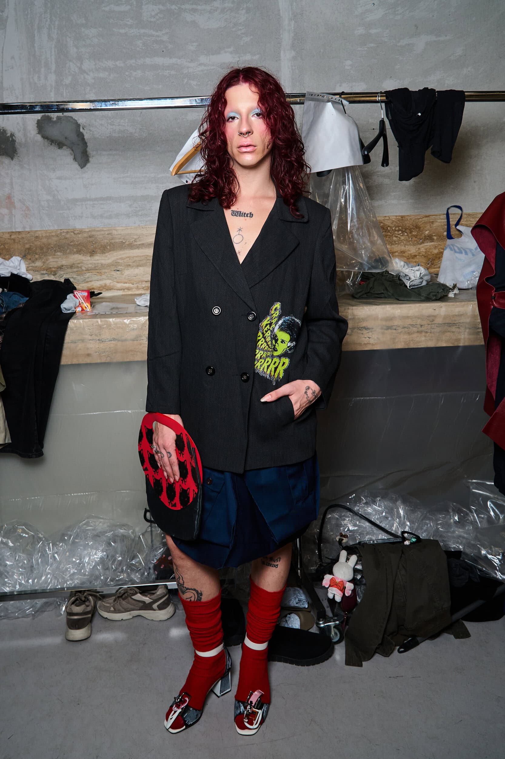 Simon Cracker Spring 2027 Fashion Show Backstage
