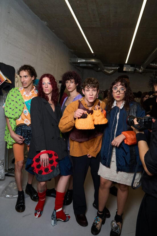 Simon Cracker Spring 2027 Fashion Show Backstage