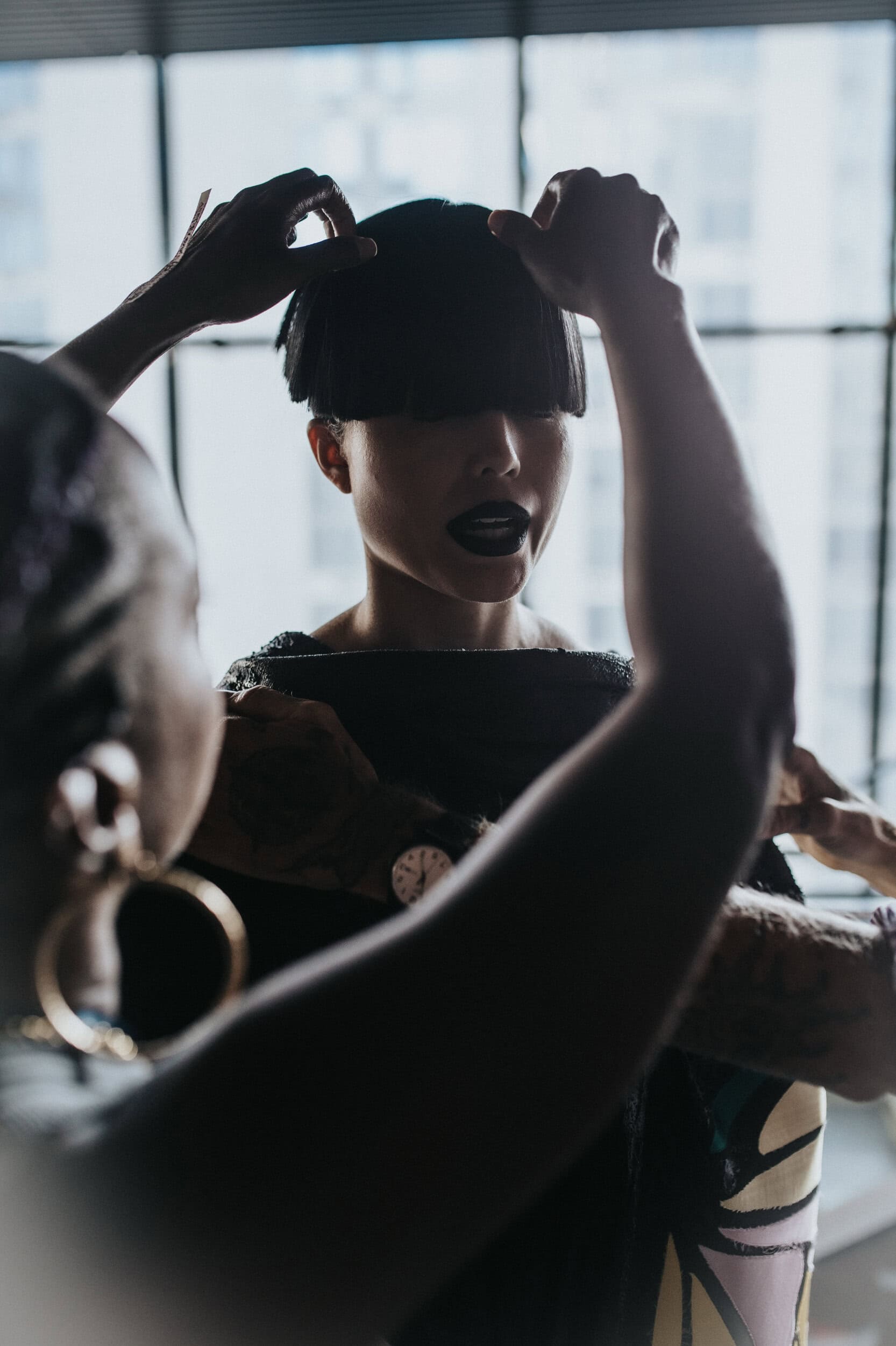 Thom Browne Spring 2027 Fashion Show Backstage