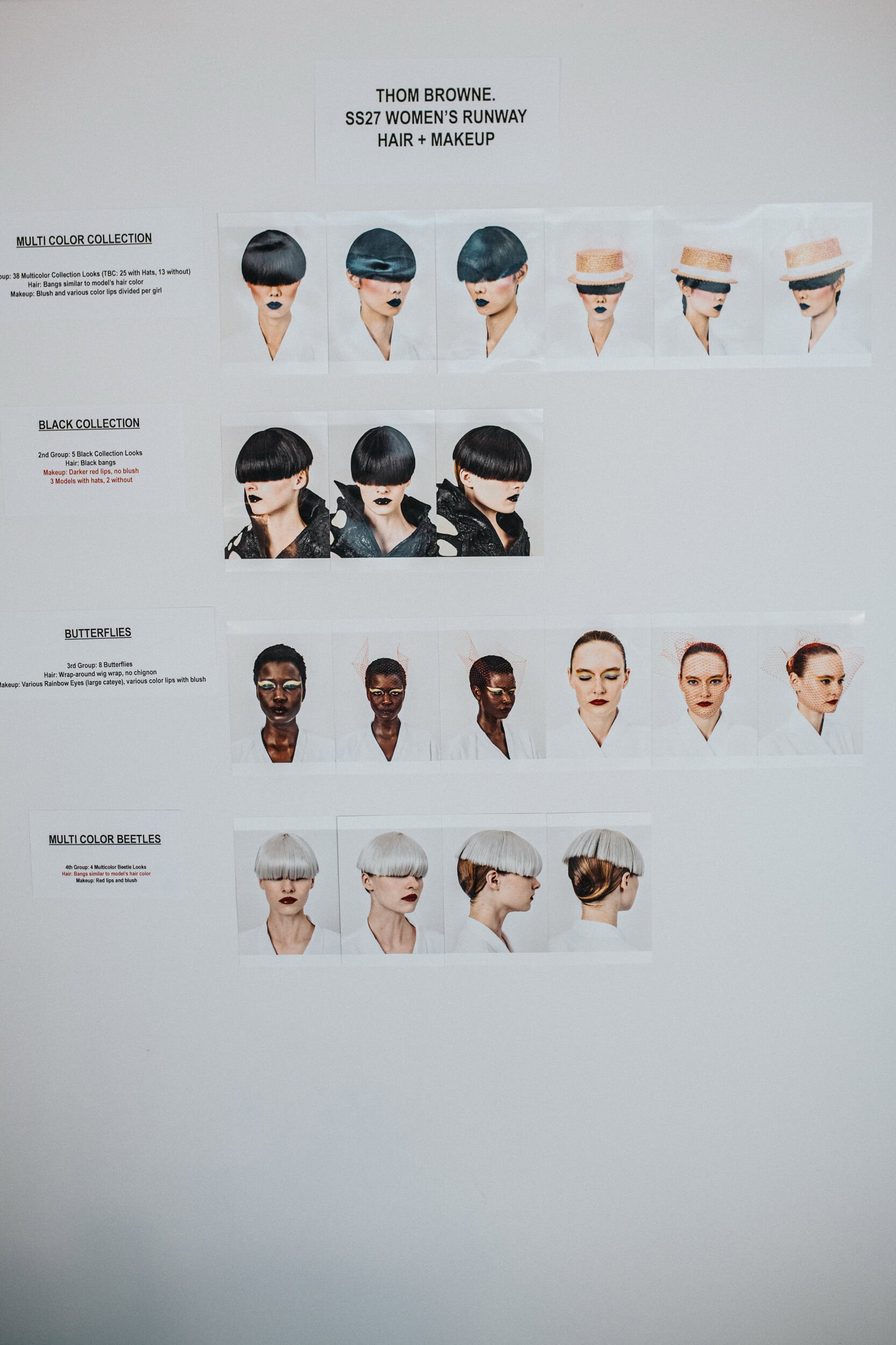 Thom Browne Spring 2027 Fashion Show Backstage