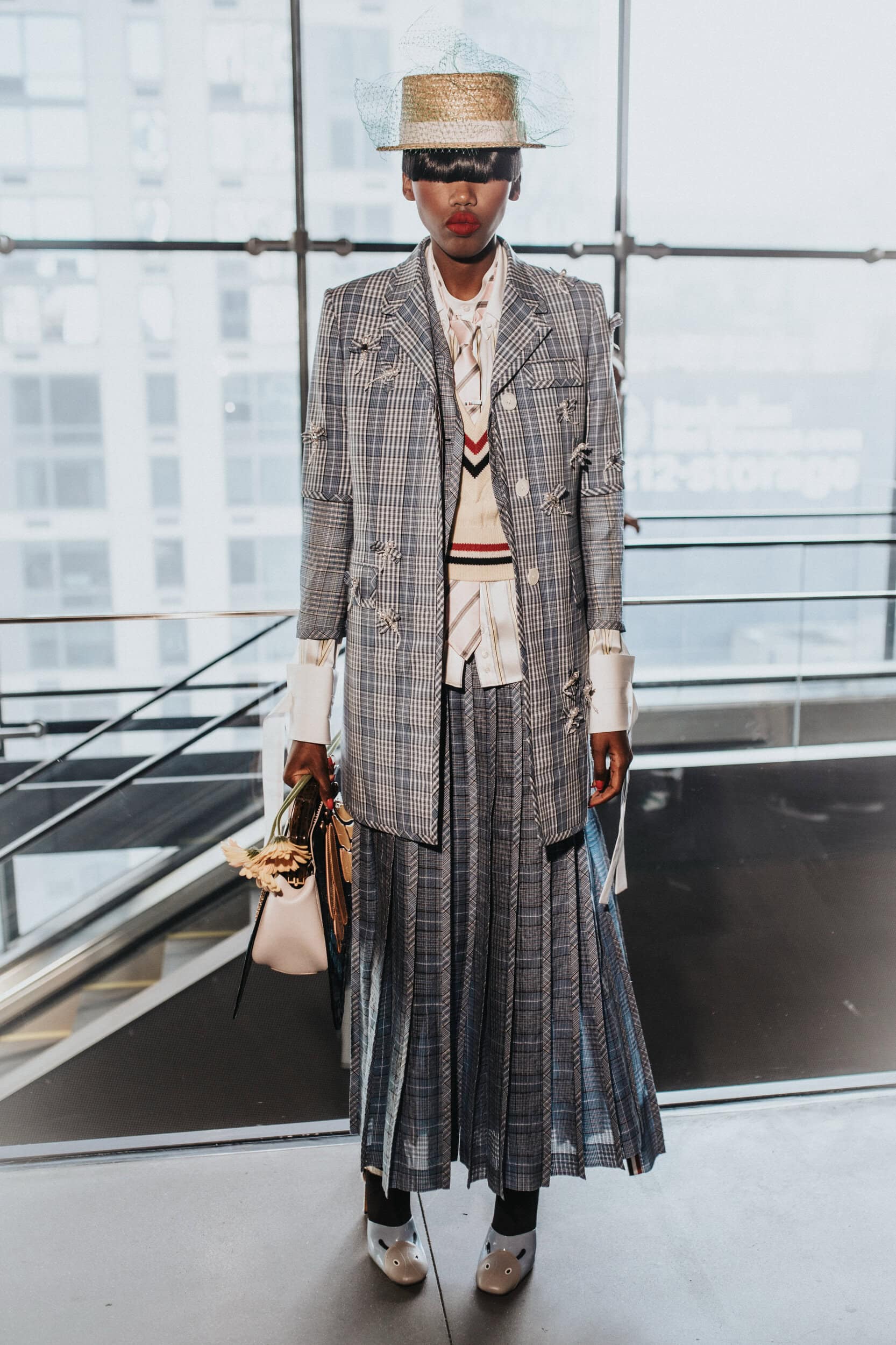 Thom Browne Spring 2027 Fashion Show Backstage