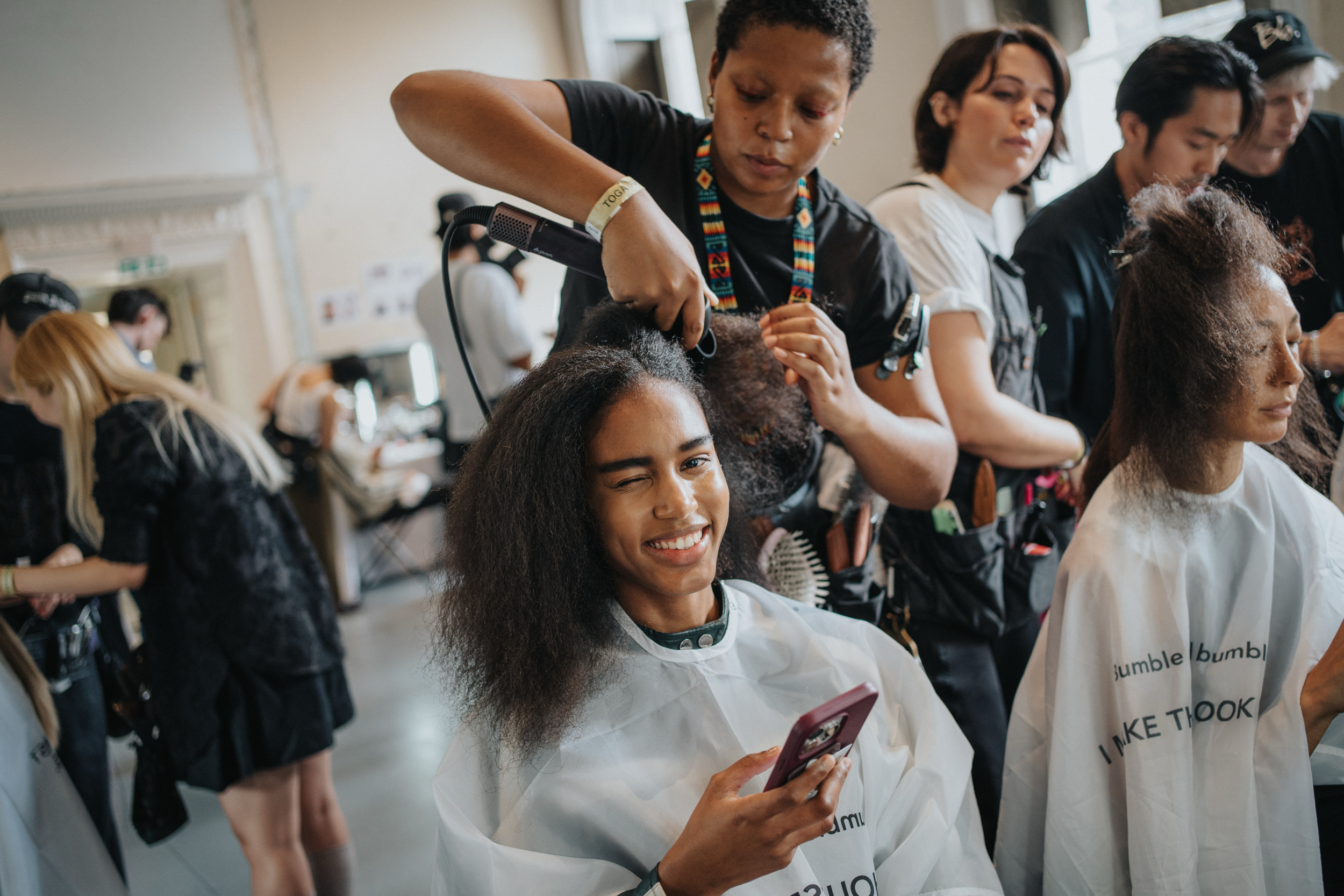 Toga Spring 2027 Fashion Show Backstage