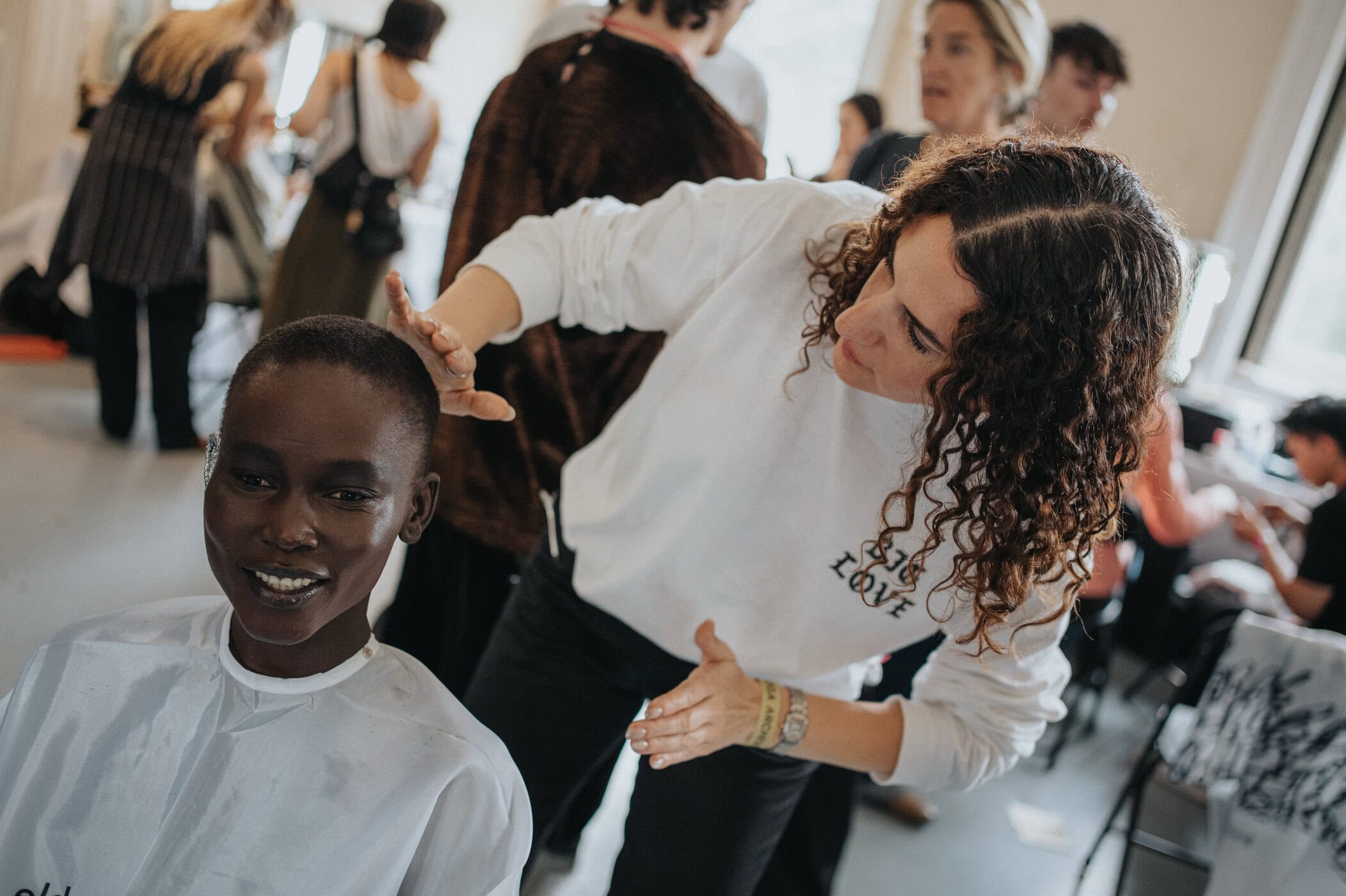 Toga Spring 2027 Fashion Show Backstage