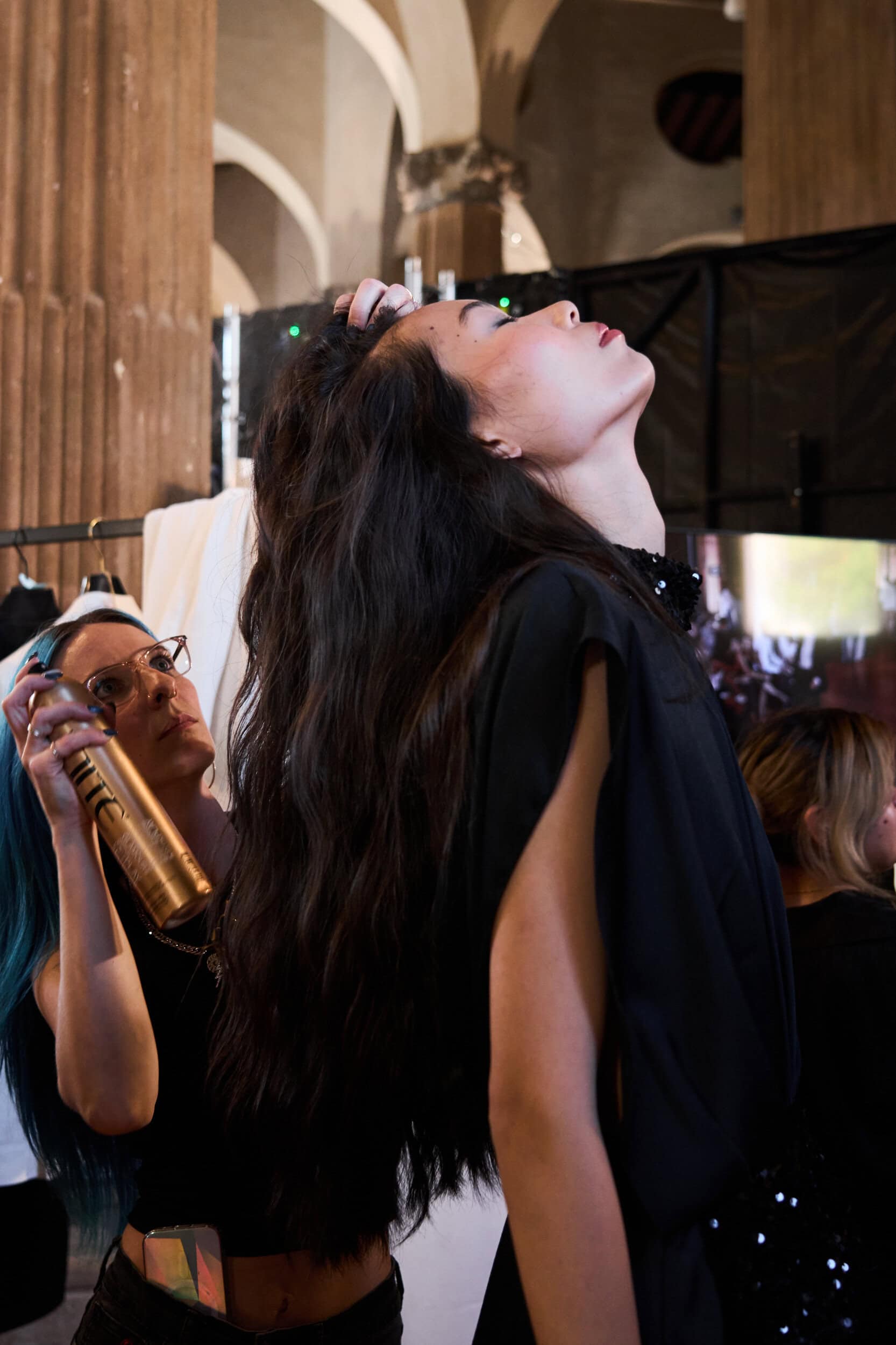 Miguel Vieira Spring 2027 Fashion Show Backstage