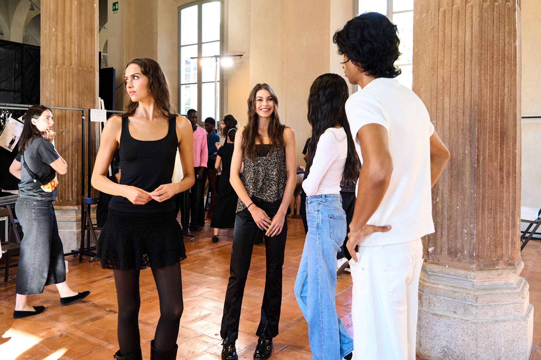 Miguel Vieira Spring 2027 Fashion Show Backstage
