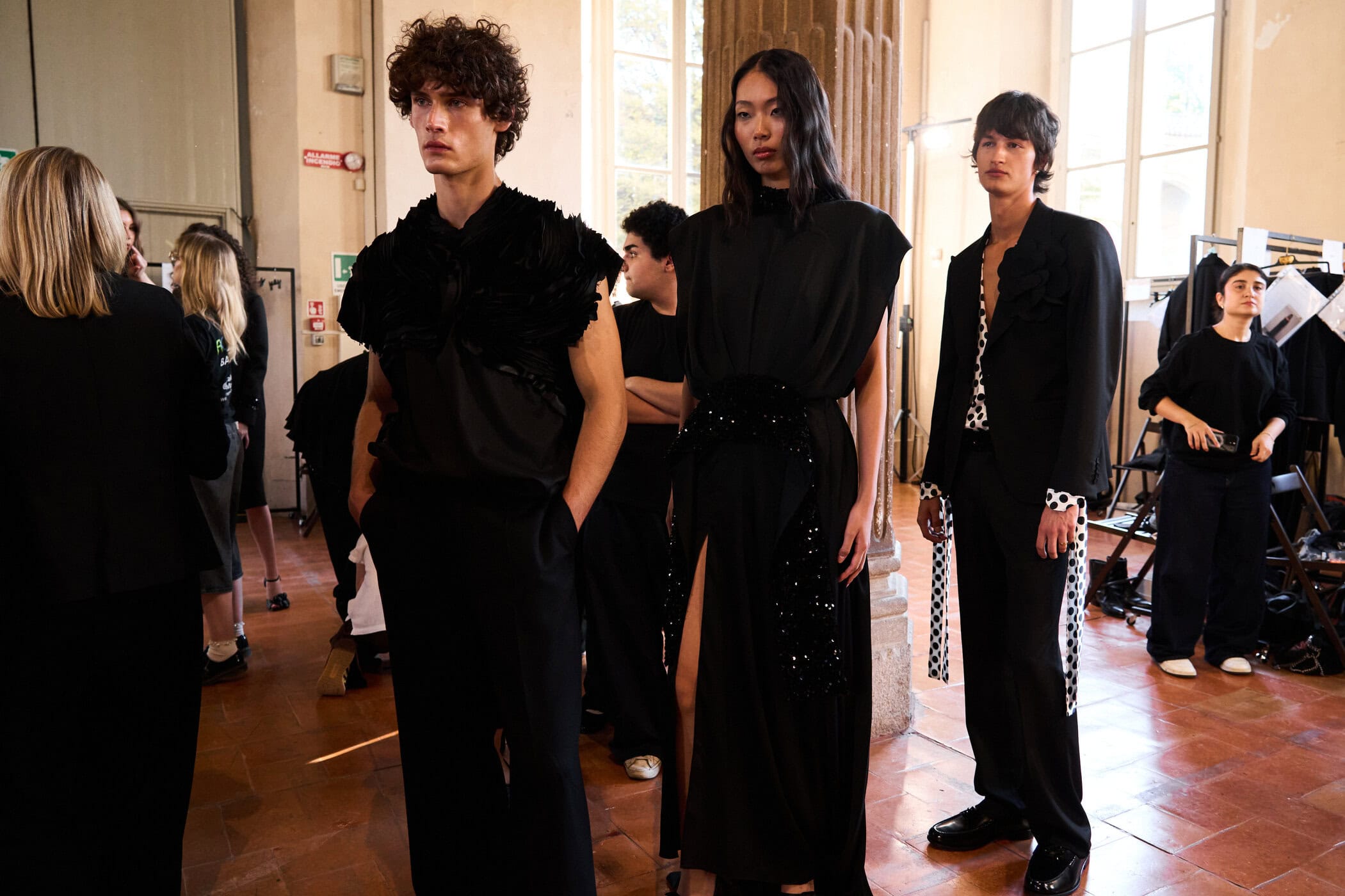 Miguel Vieira Spring 2027 Fashion Show Backstage