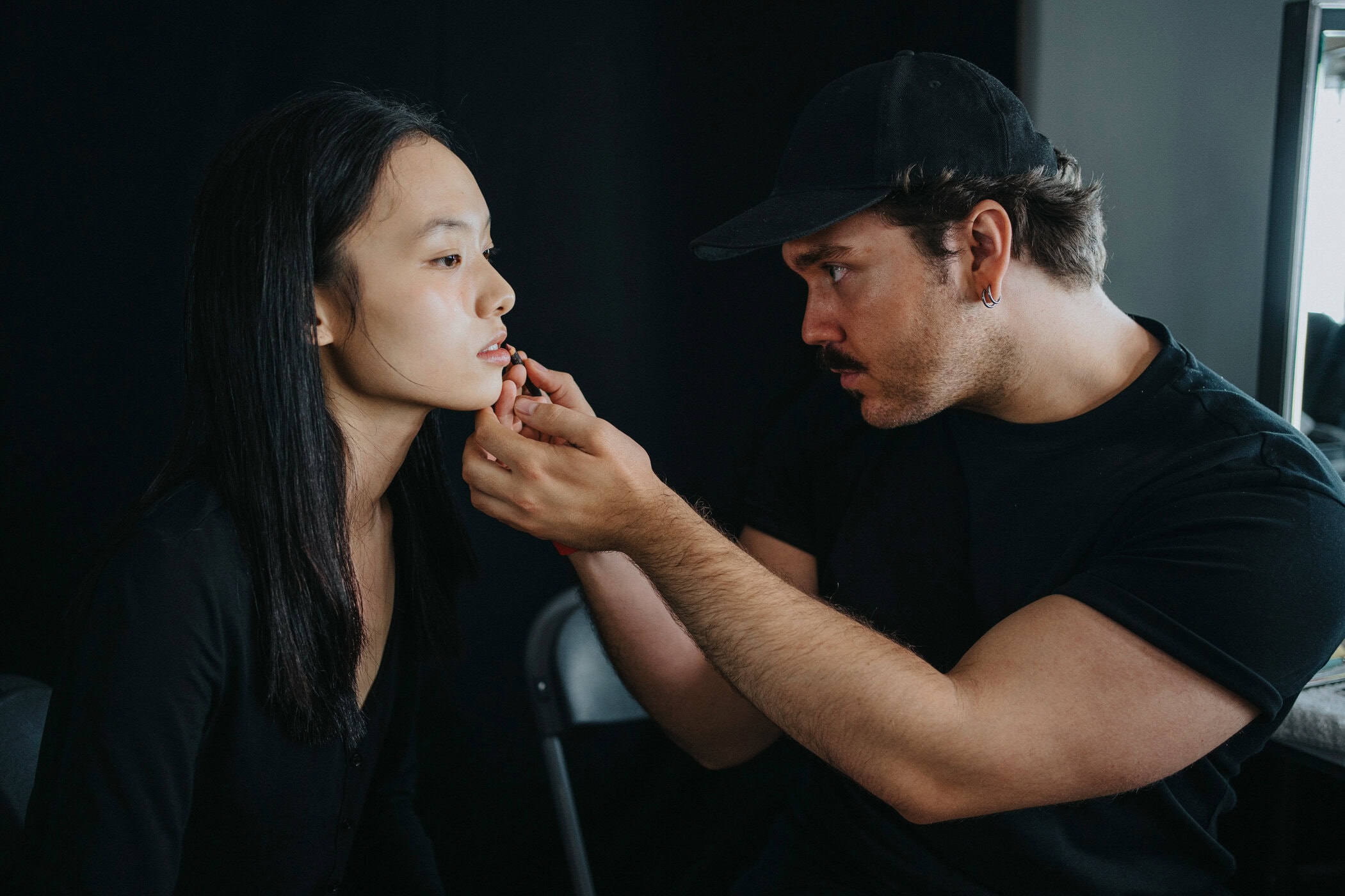 Yuhan Wang Spring 2027 Fashion Show Backstage