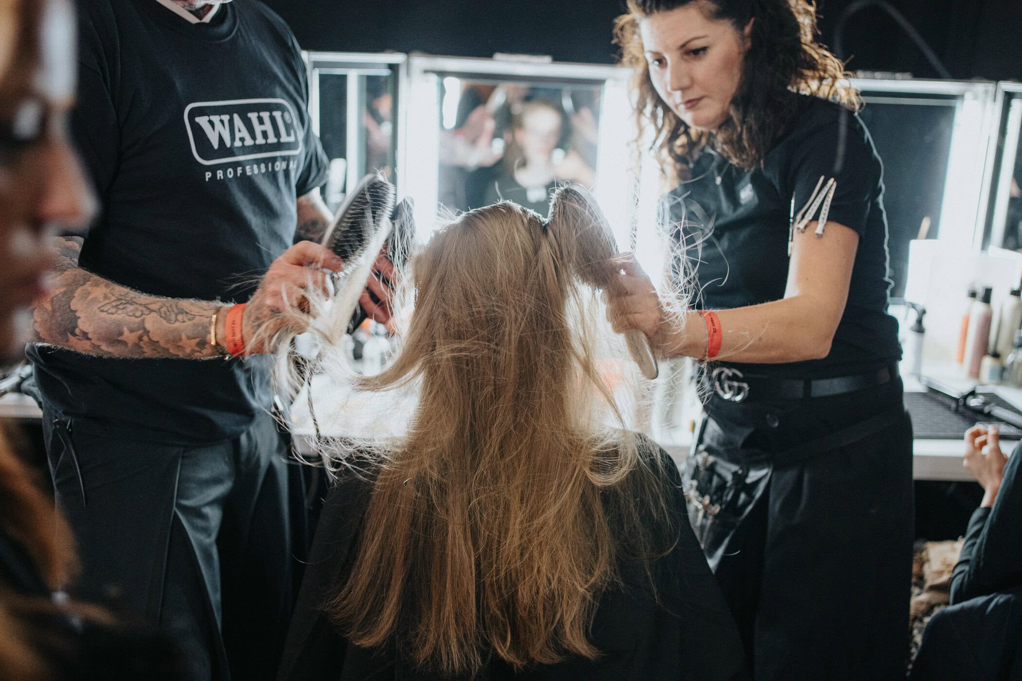 Yuhan Wang Spring 2027 Fashion Show Backstage