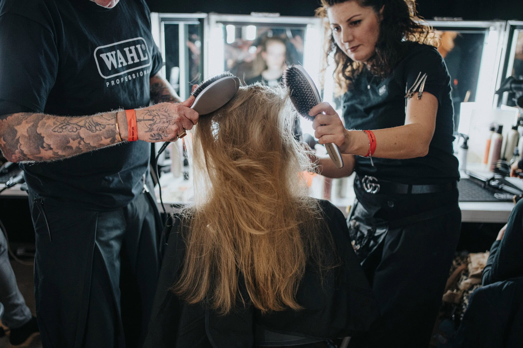 Yuhan Wang Spring 2027 Fashion Show Backstage