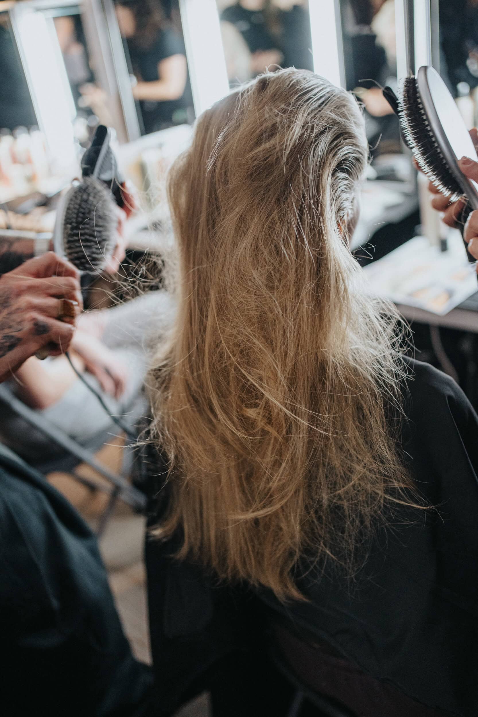 Yuhan Wang Spring 2027 Fashion Show Backstage
