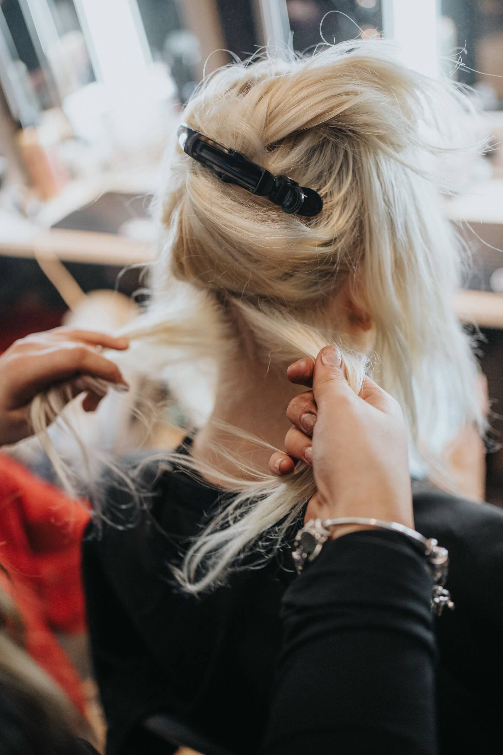 Yuhan Wang Spring 2027 Fashion Show Backstage
