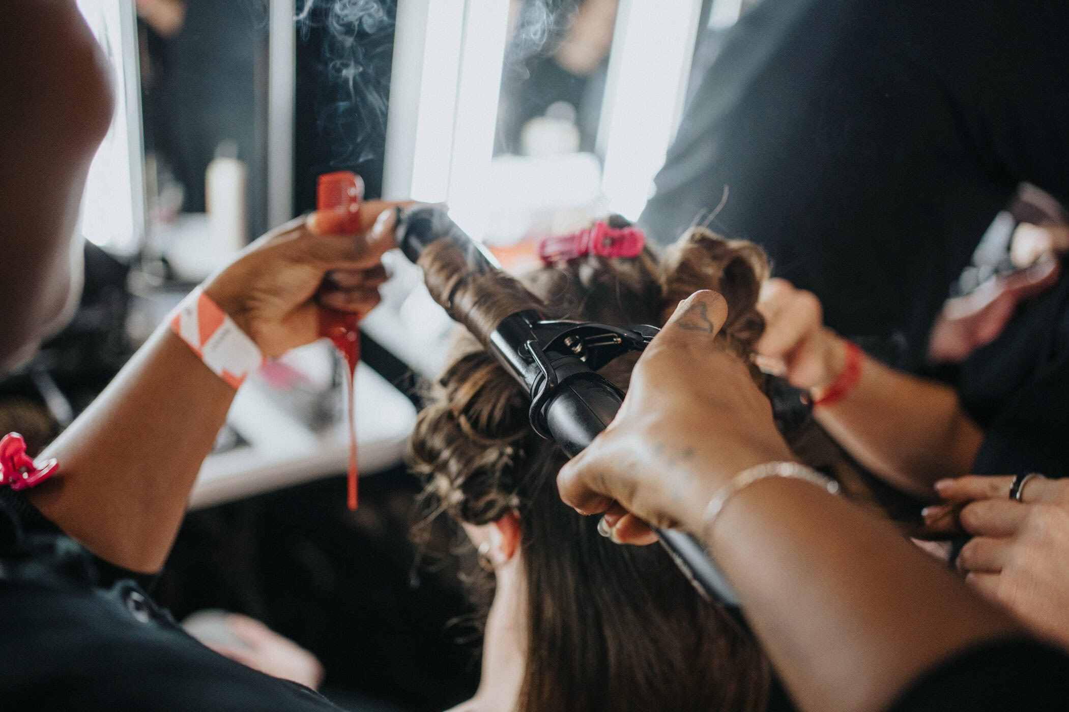 Yuhan Wang Spring 2027 Fashion Show Backstage