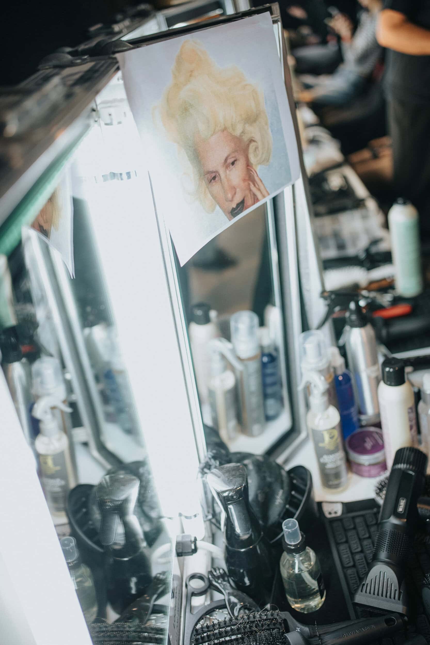 Yuhan Wang Spring 2027 Fashion Show Backstage