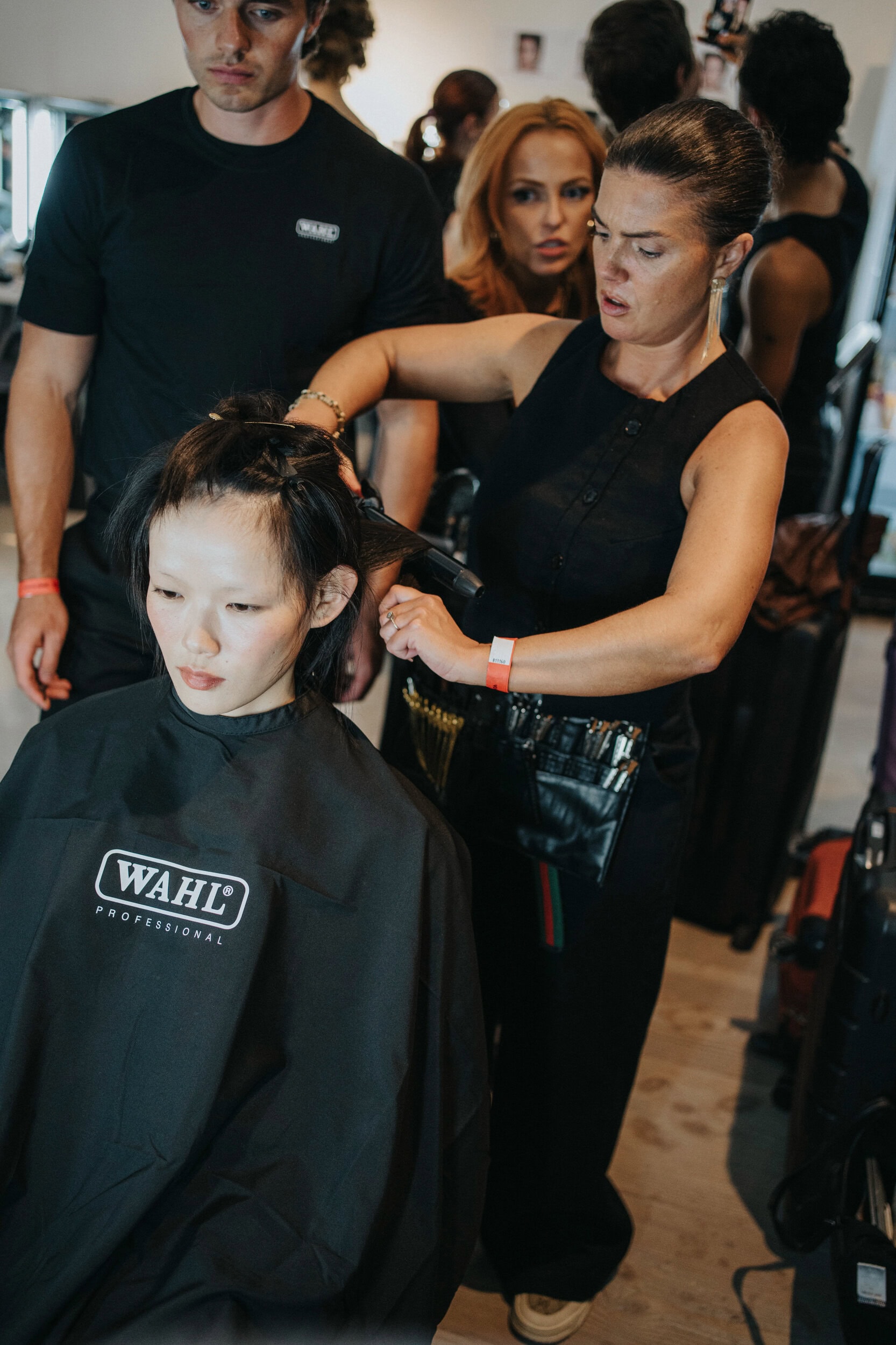 Yuhan Wang Spring 2027 Fashion Show Backstage