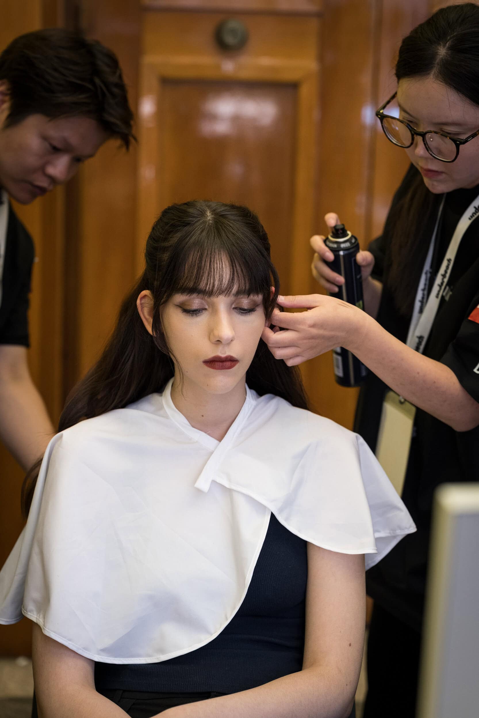 Zifei Wang Spring 2027 Fashion Show Backstage