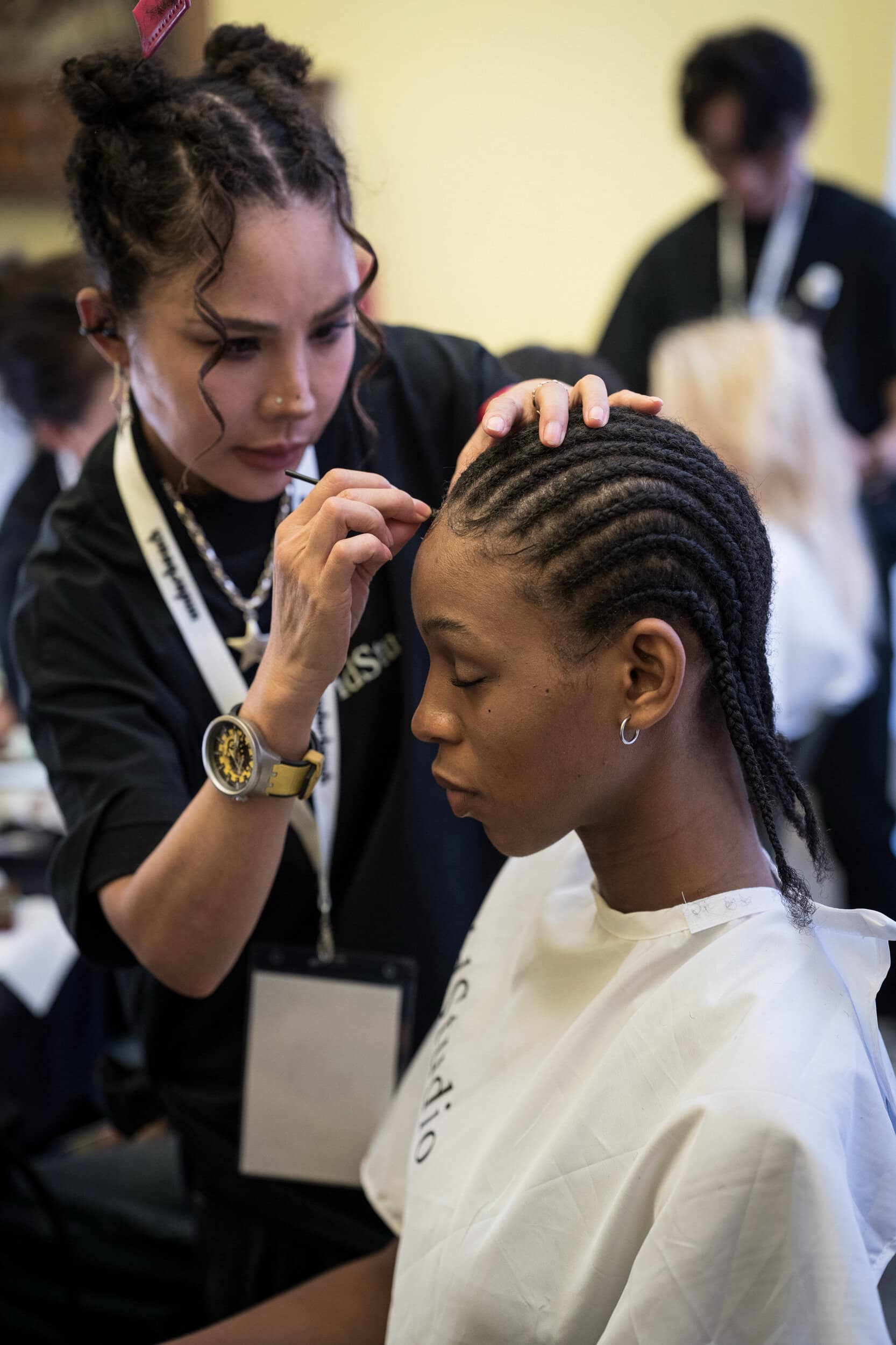 Zifei Wang Spring 2027 Fashion Show Backstage
