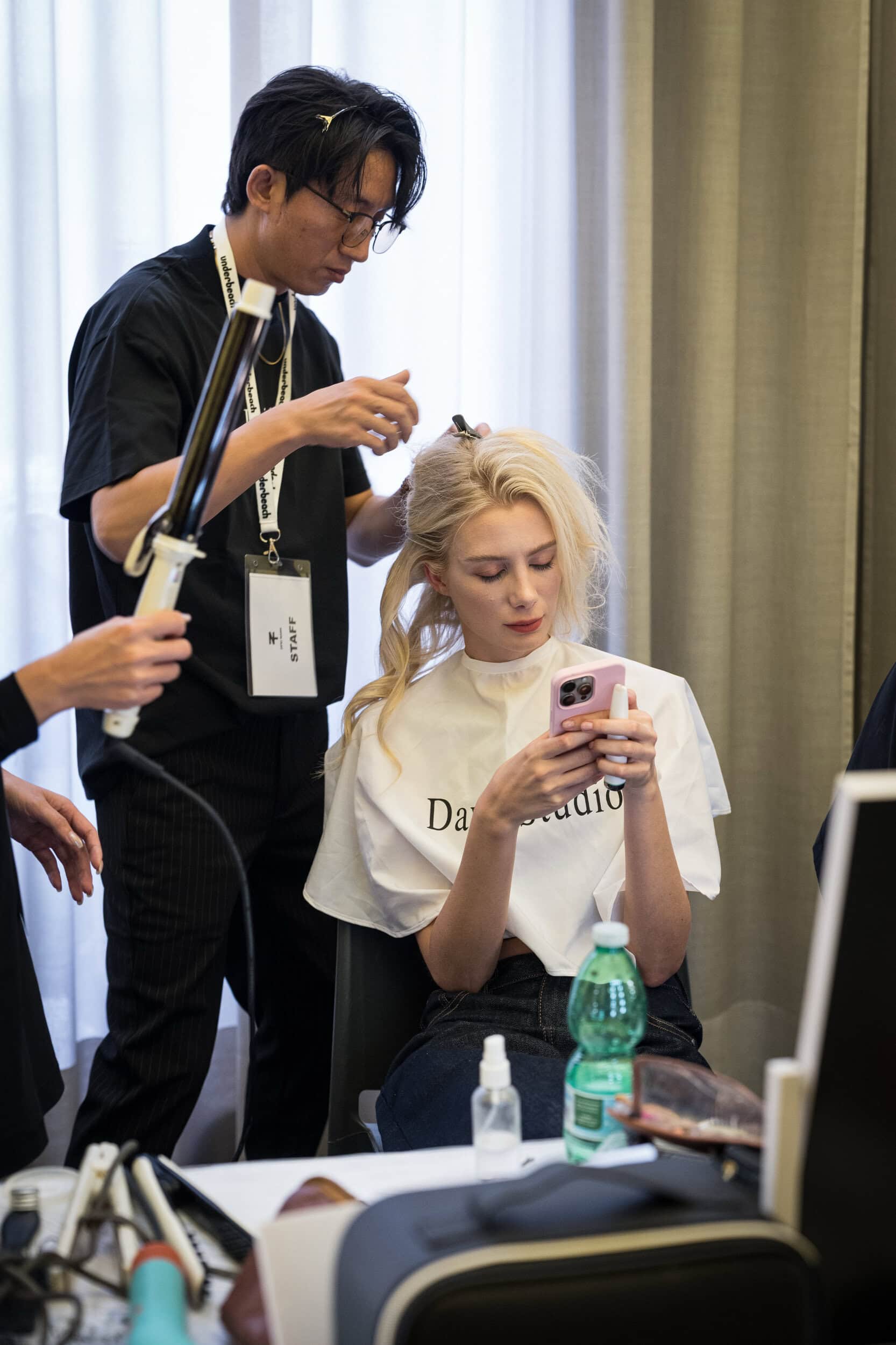 Zifei Wang Spring 2027 Fashion Show Backstage