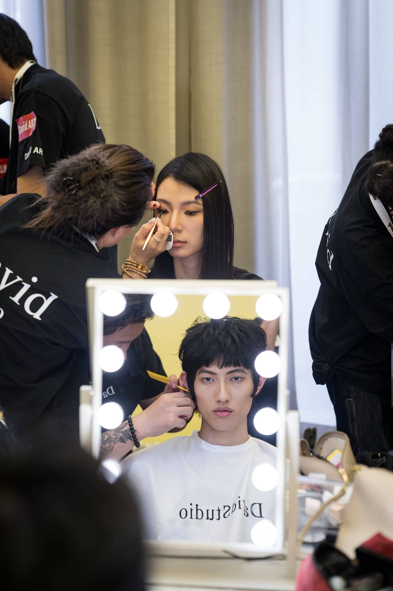 Zifei Wang Spring 2027 Fashion Show Backstage
